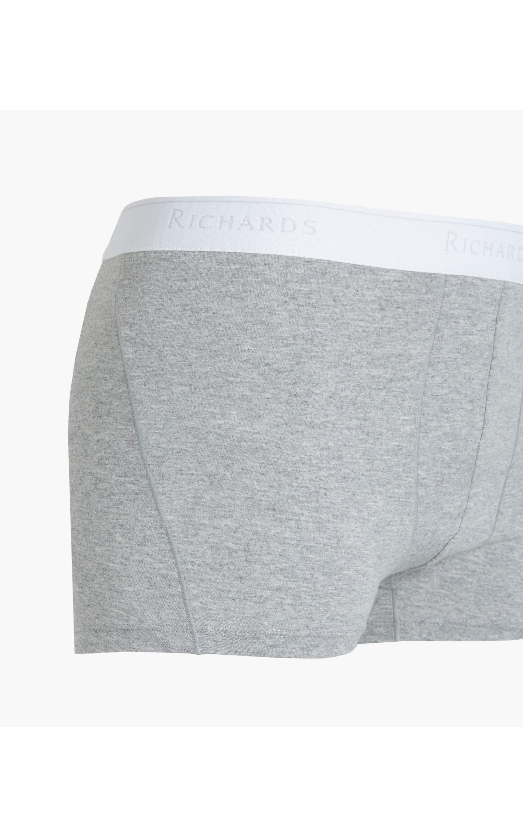 Cueca Trunk Com Cos de Elastico New Cinza Mescla