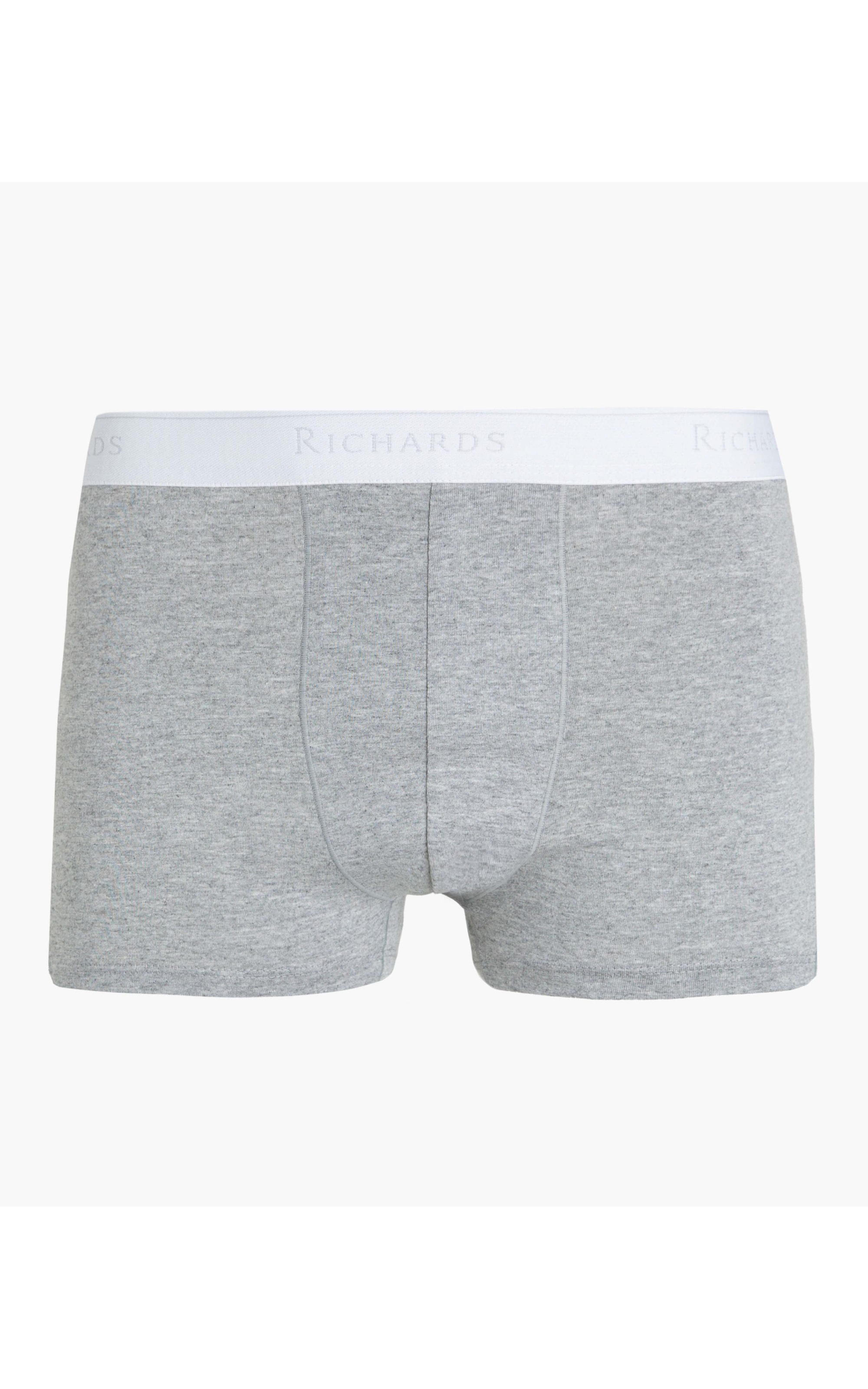 Cueca Trunk Com Cos de Elastico New Cinza Mescla
