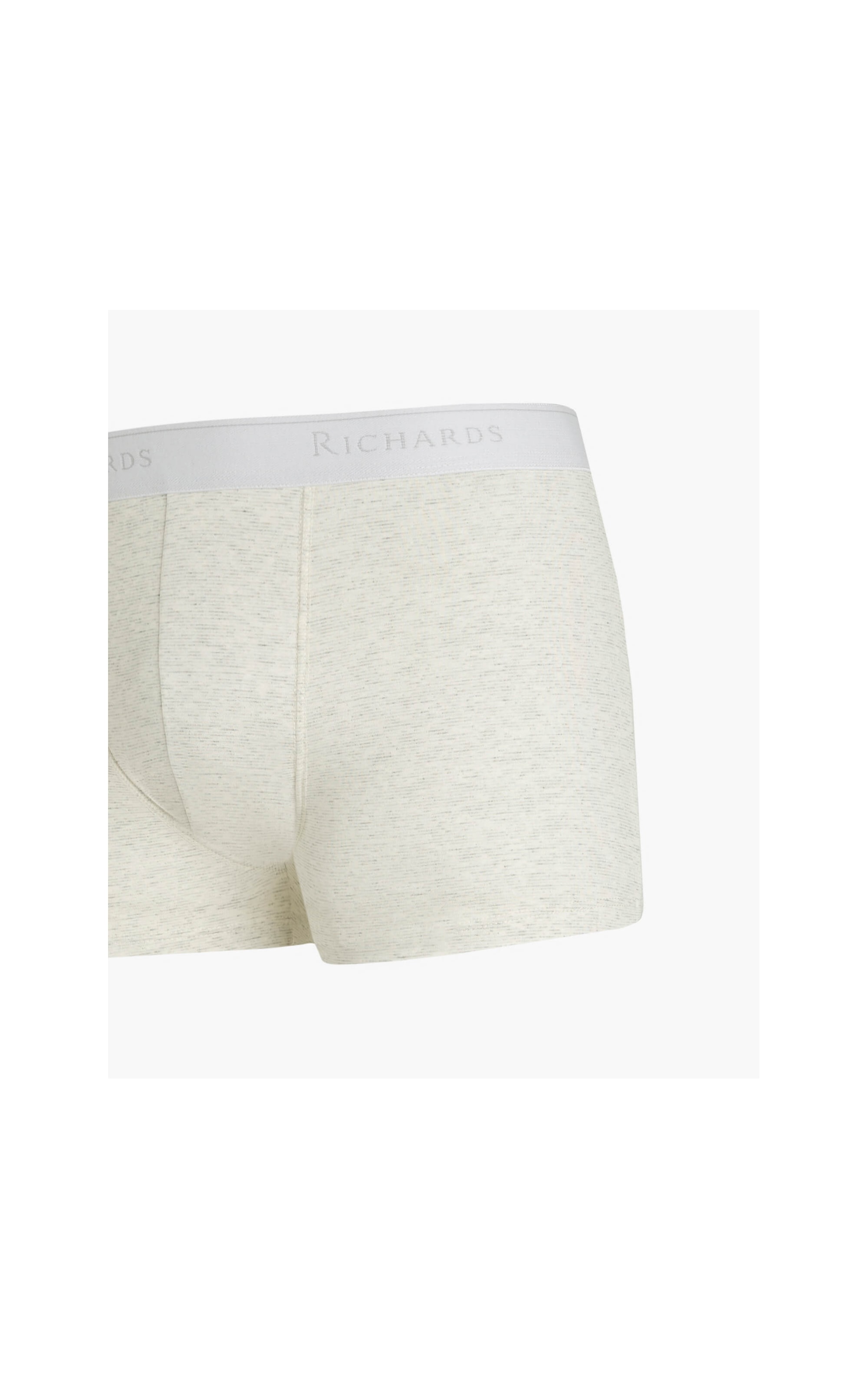 Cueca Trunk Listrada Mescla Cinza Mescla