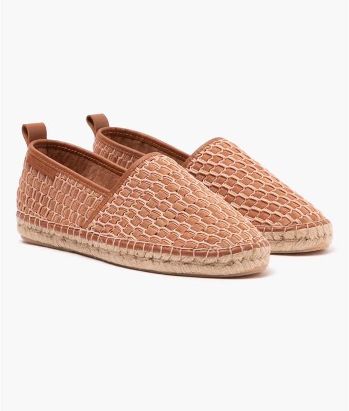  Espadrille Tresse Colmeia Caramelo
