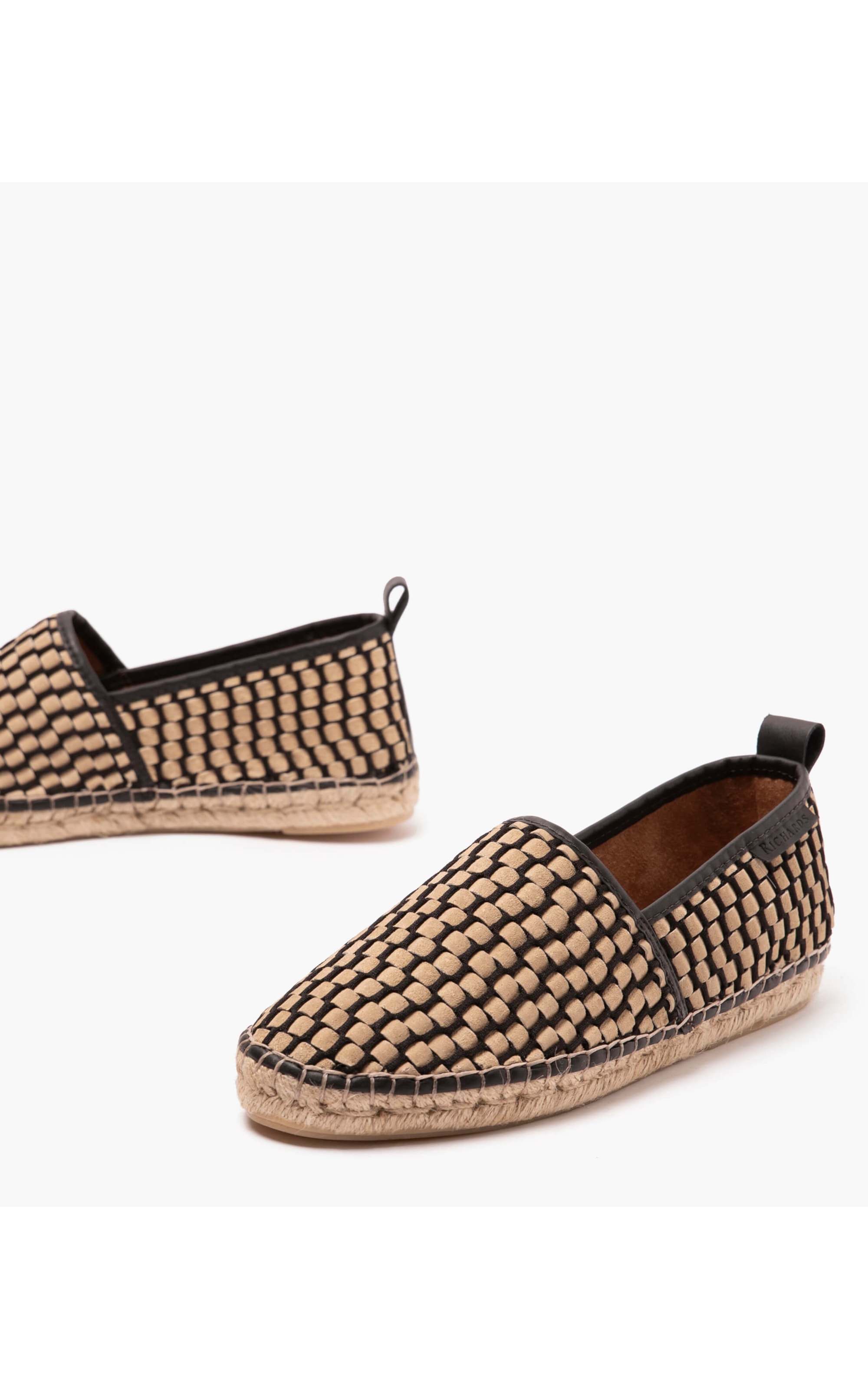  Espadrille Tresse Colmeia  Preto