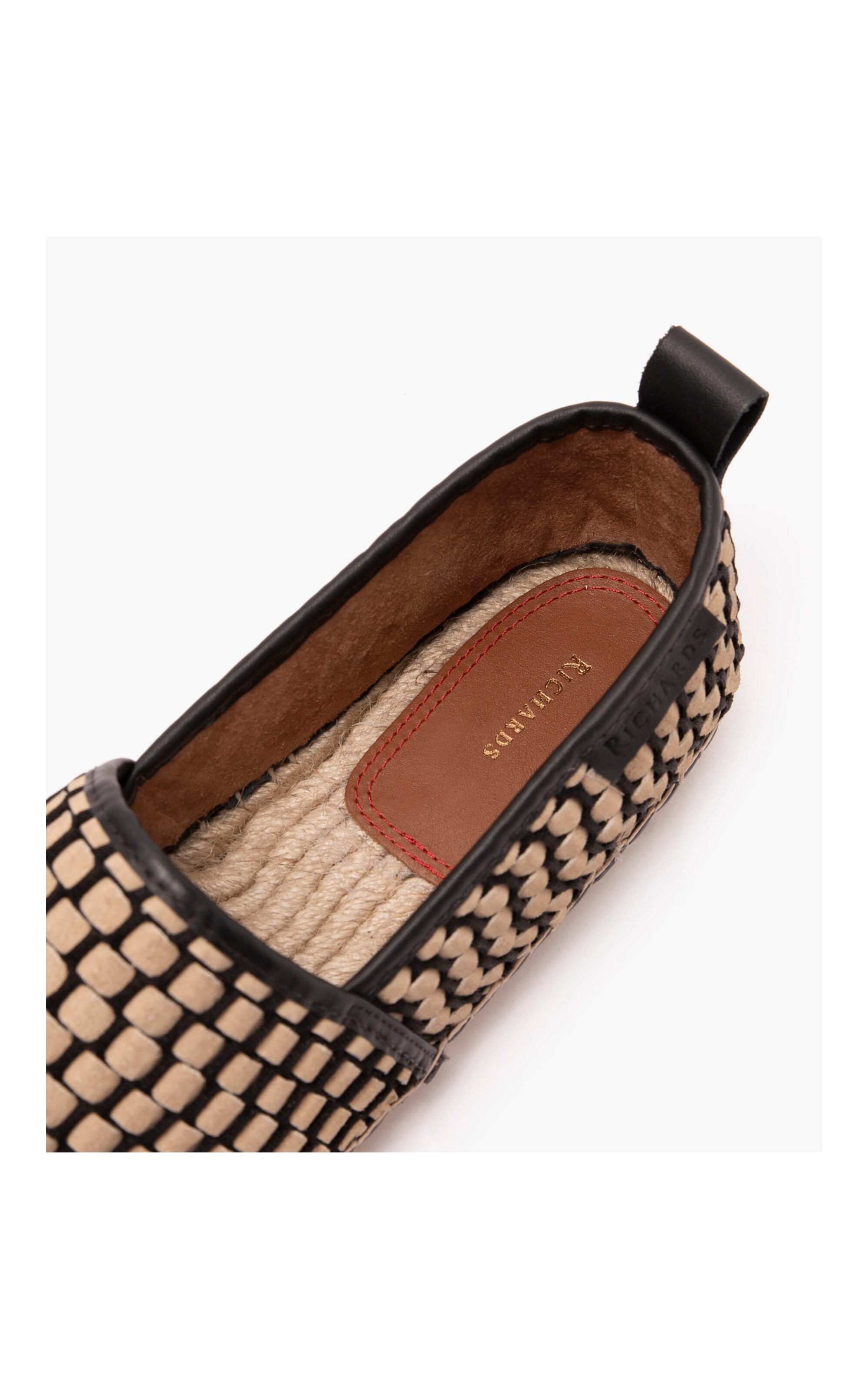  Espadrille Tresse Colmeia  Preto
