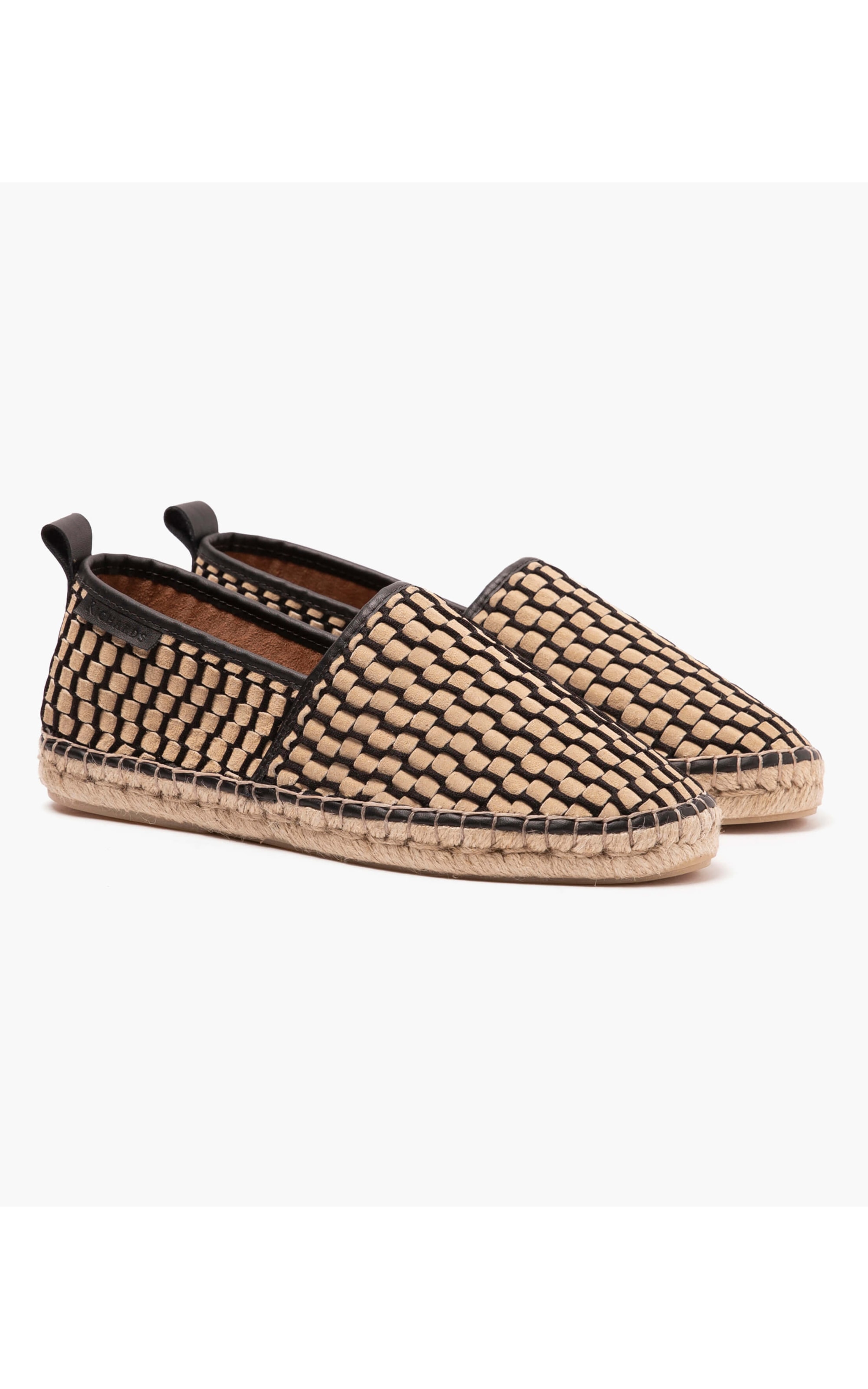  Espadrille Tresse Colmeia  Preto