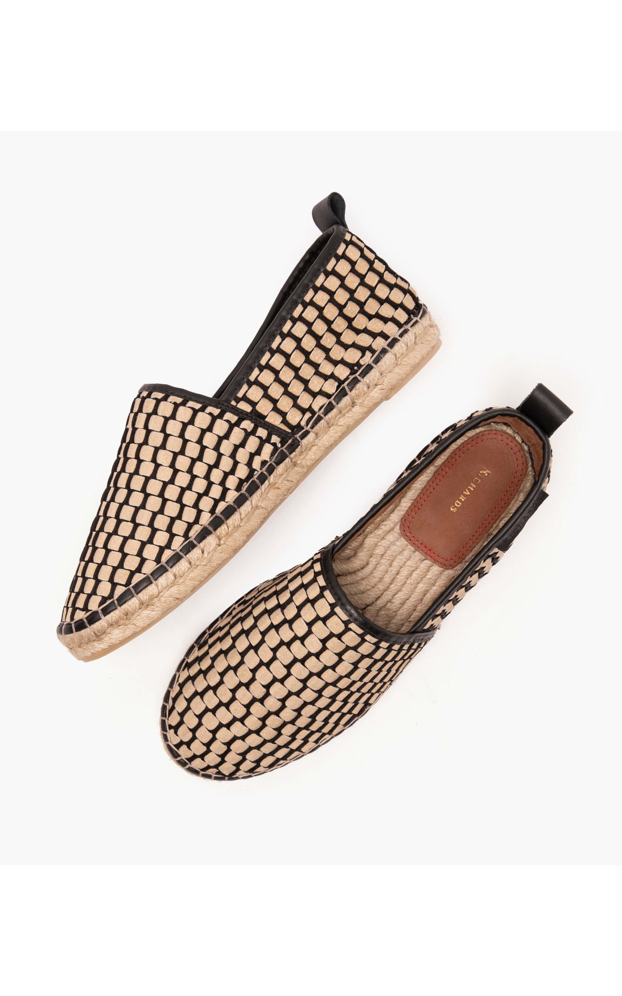  Espadrille Tresse Colmeia  Preto