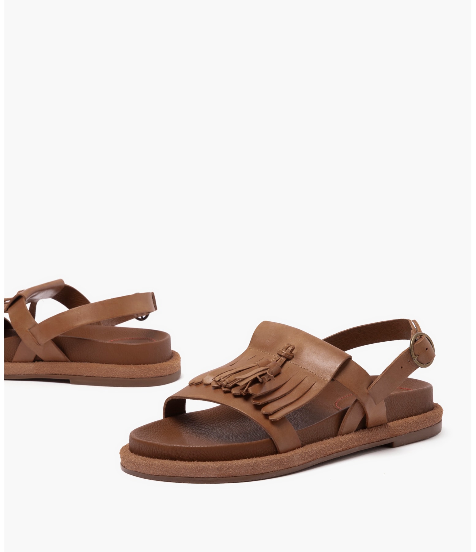 Flat Fringe Camel