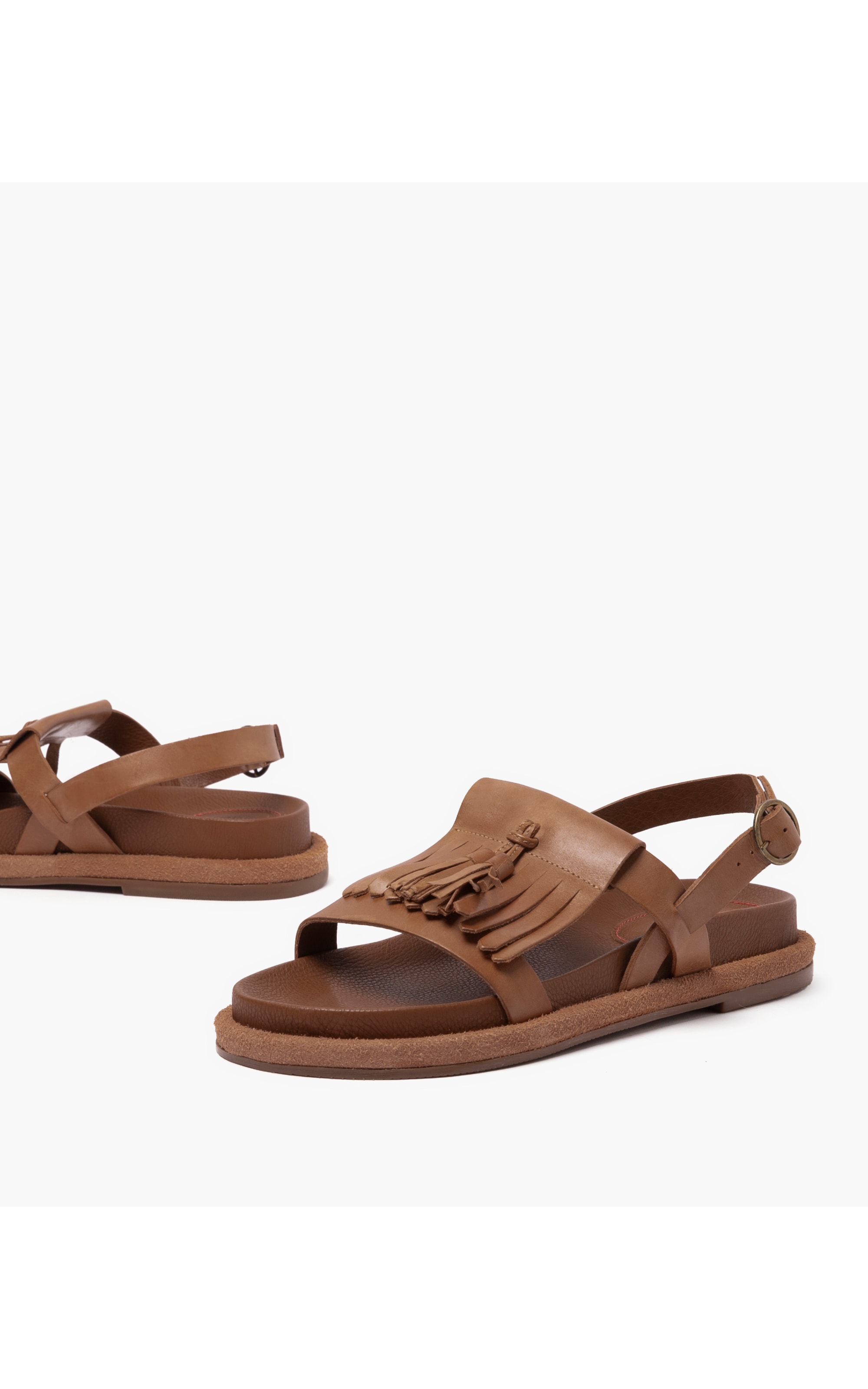 Flat Fringe Camel