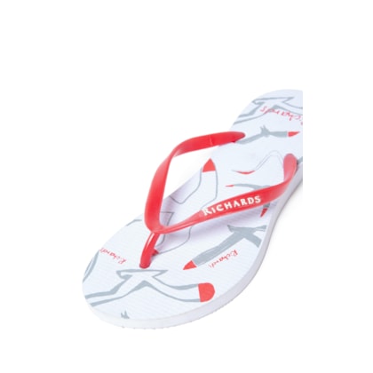 Flip Flop New Gaivotas Fem Vermelho