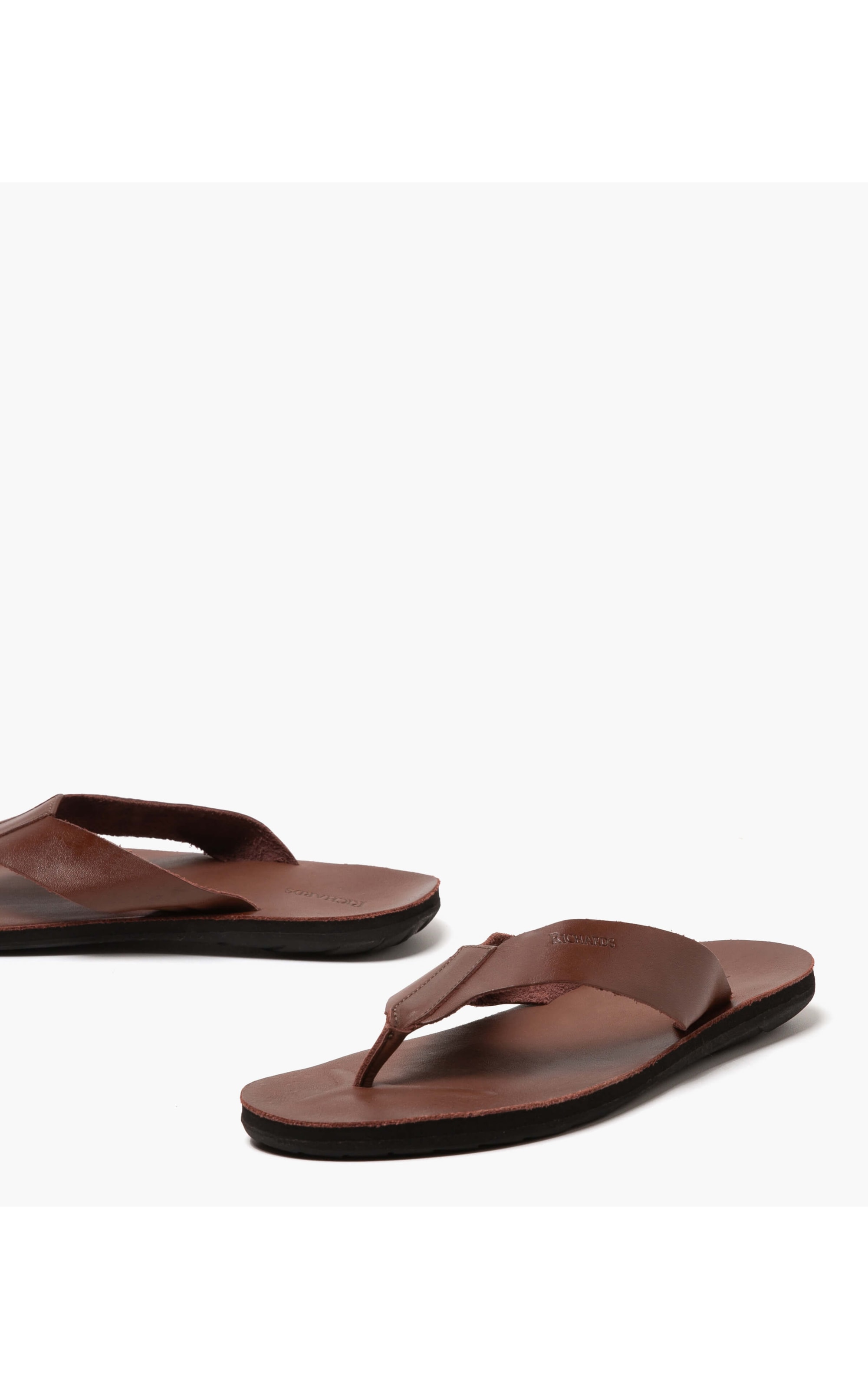 Flipflop Rustic Leather Richards Marrom