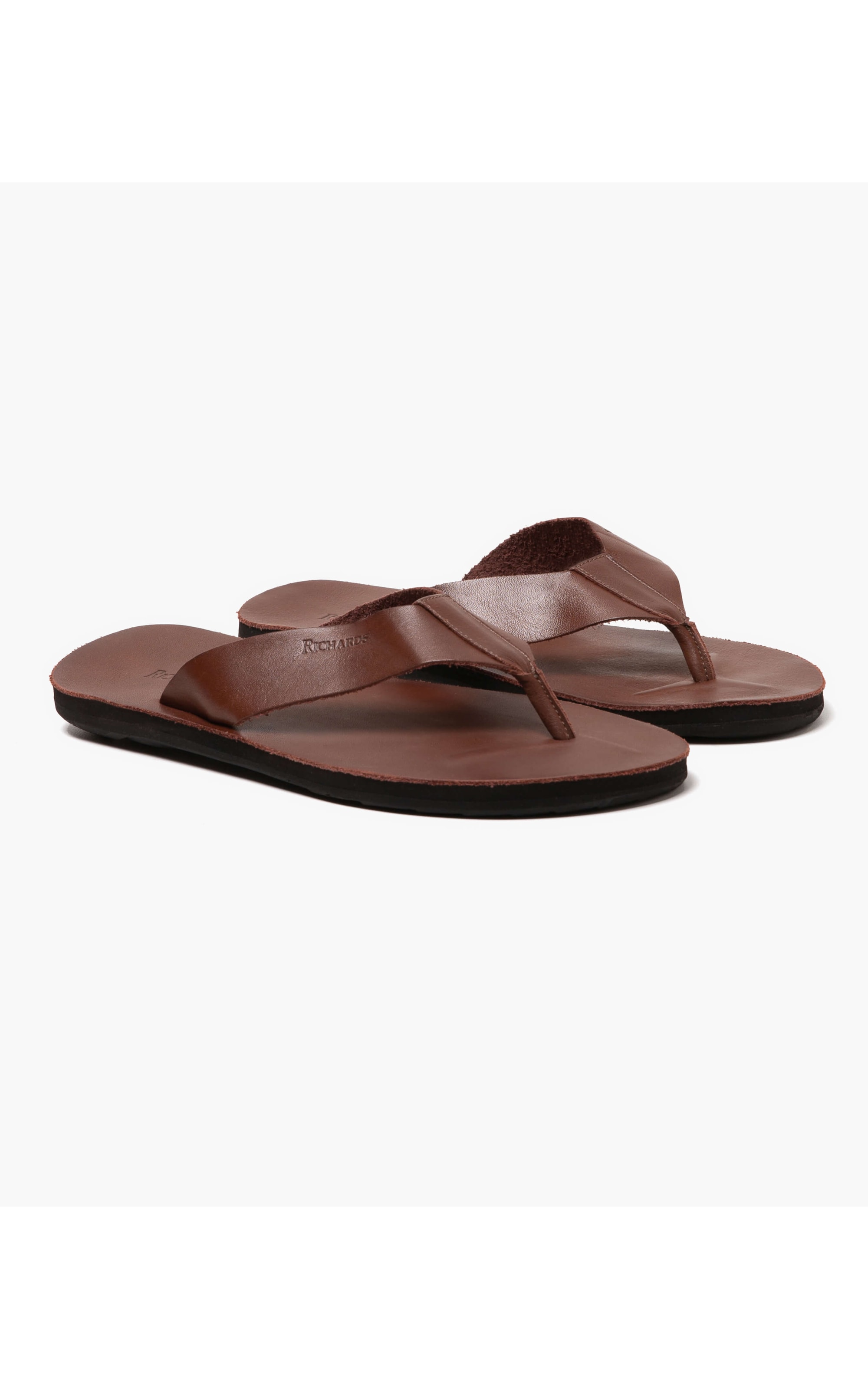 Flipflop Rustic Leather Richards Marrom
