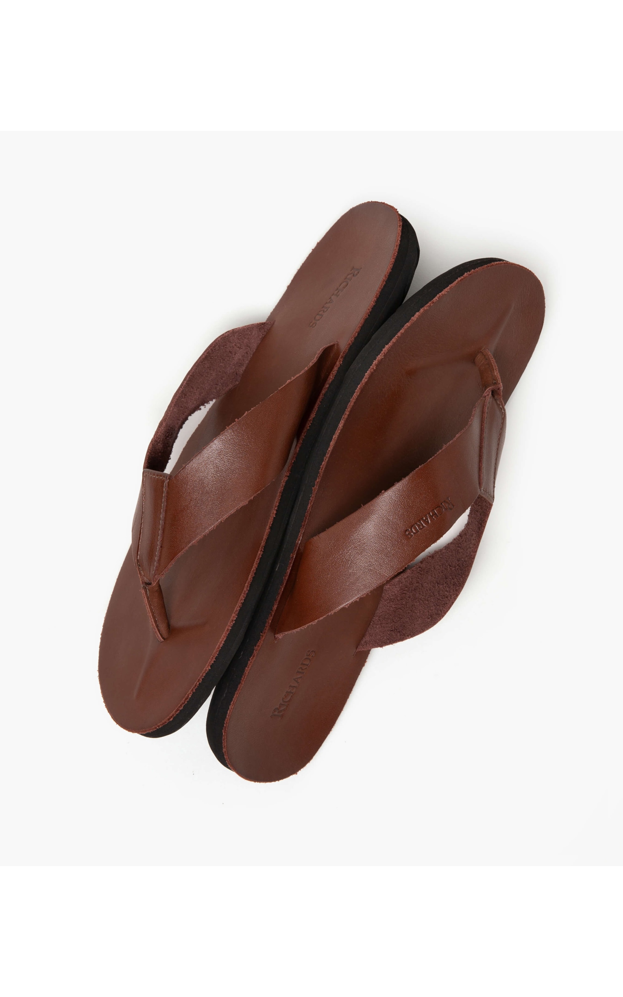 Flipflop Rustic Leather Richards Marrom