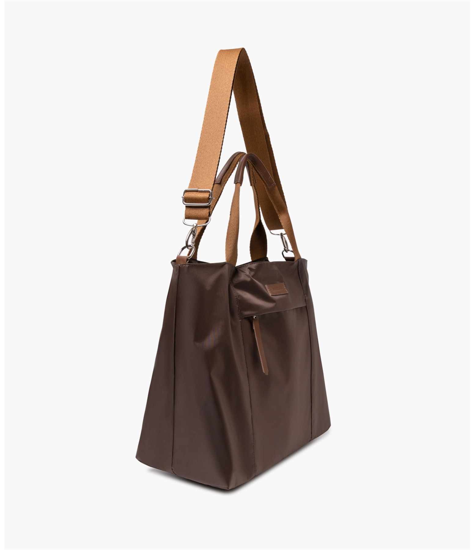 Handbag Nylon Rch Marrom