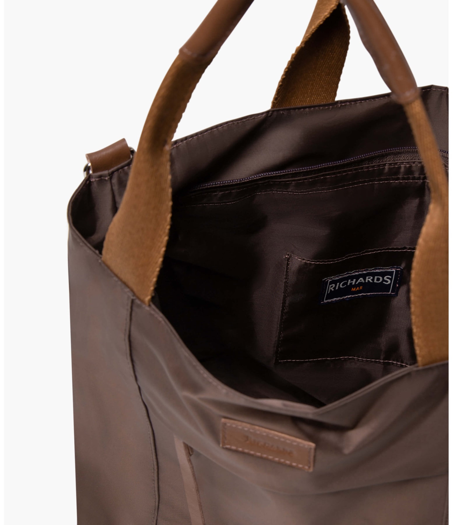 Handbag Nylon Rch Marrom
