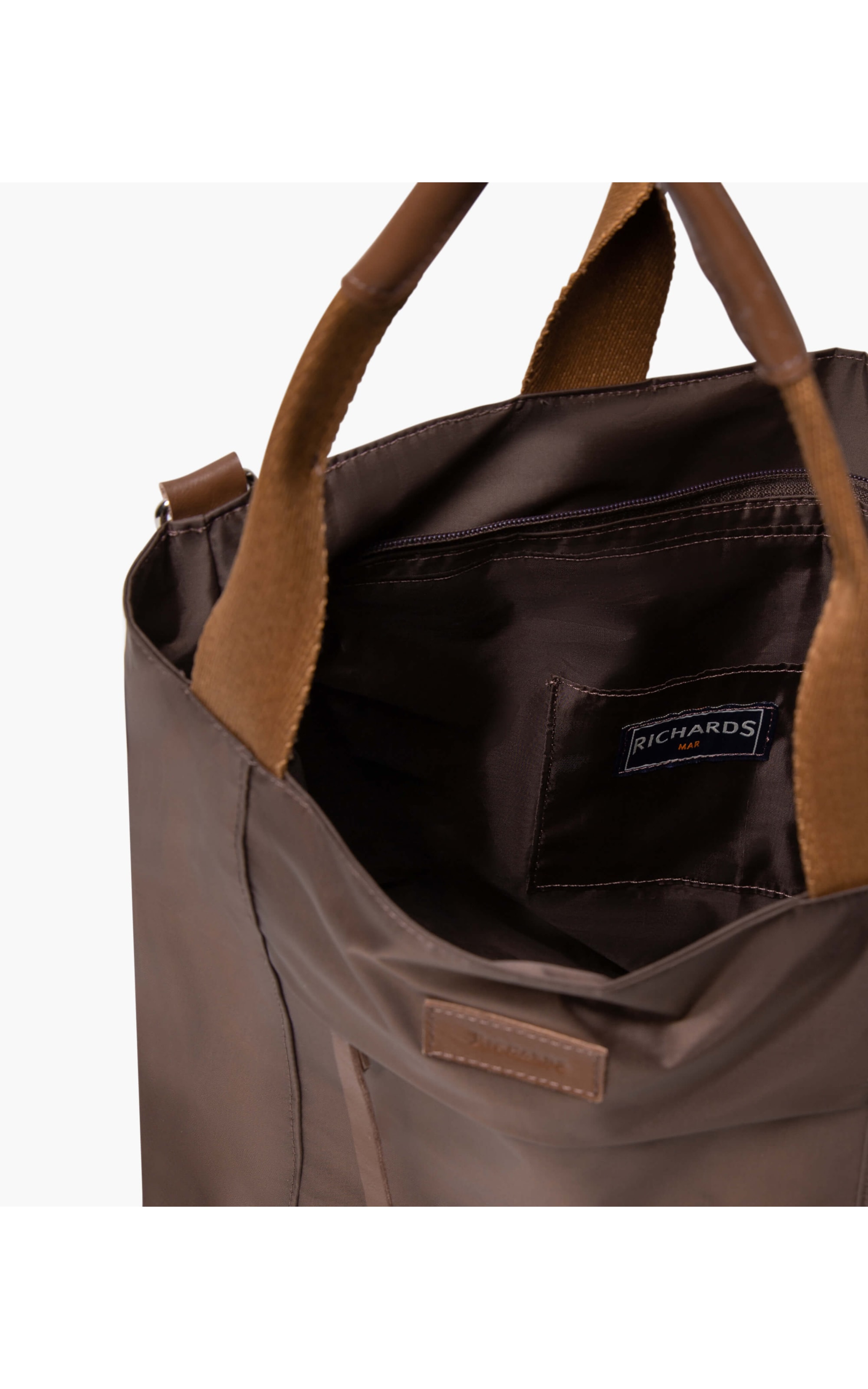 Handbag Nylon Rch Marrom