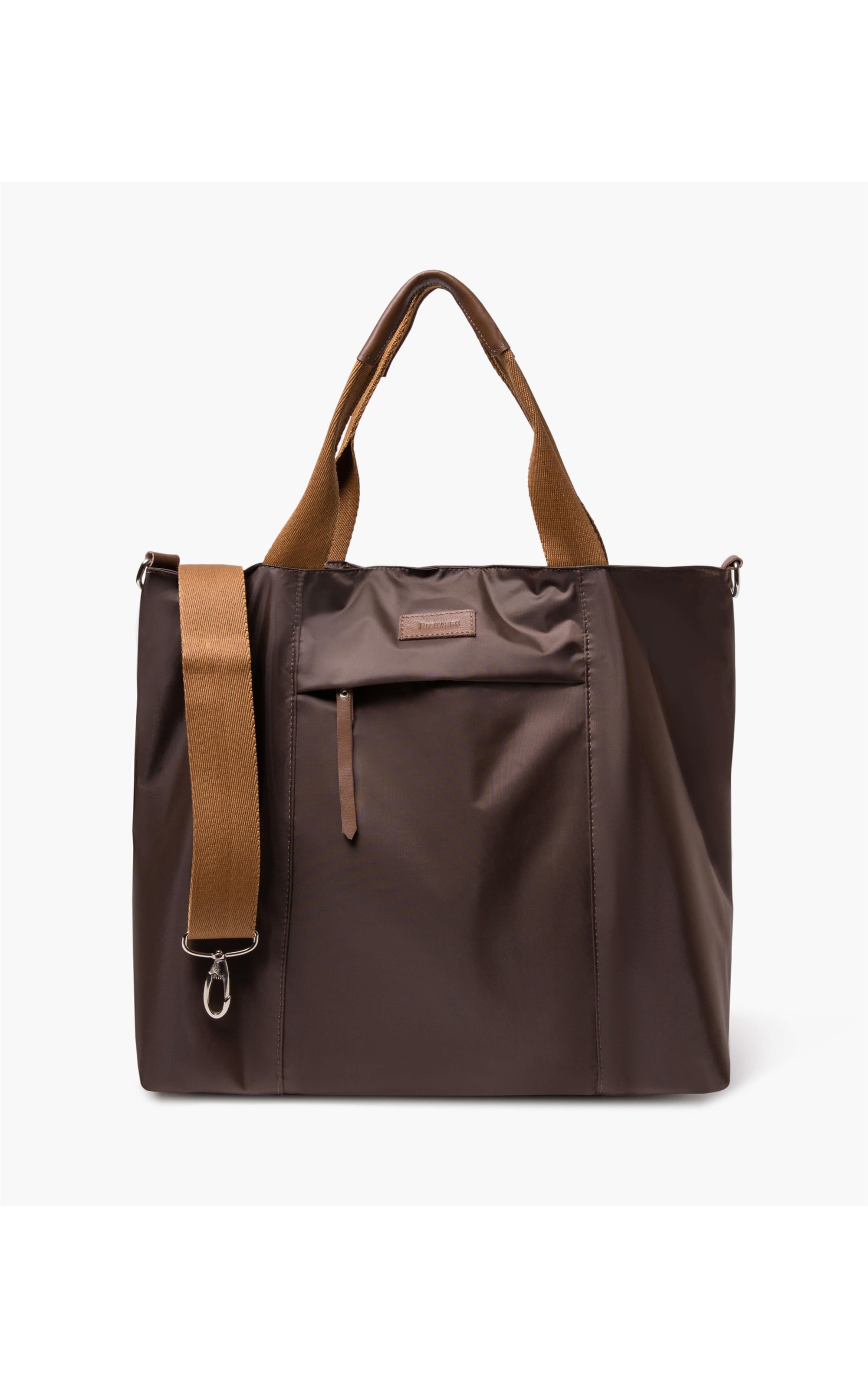 Handbag Nylon Rch Marrom