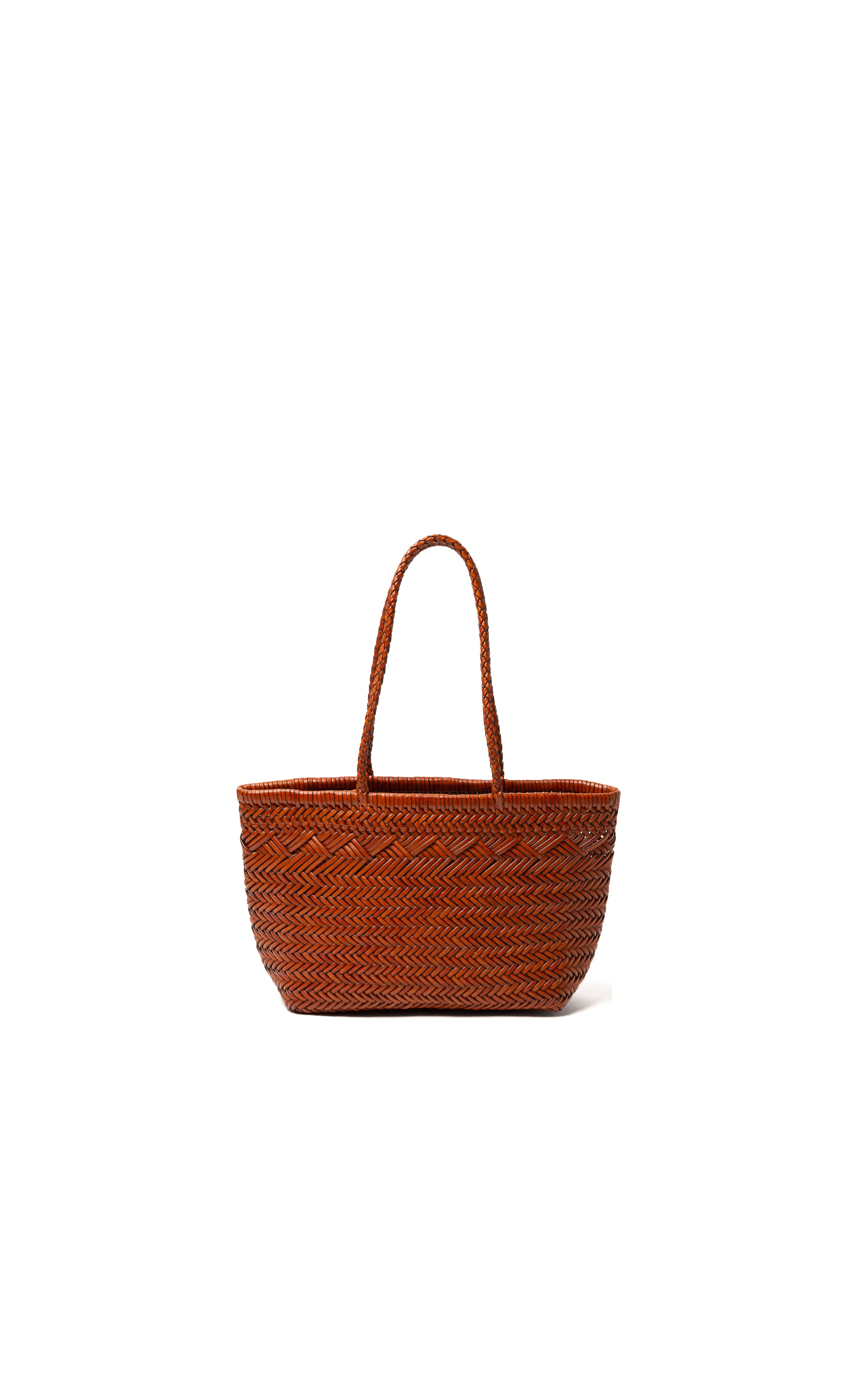 Handbag Woven Chic Caramelo