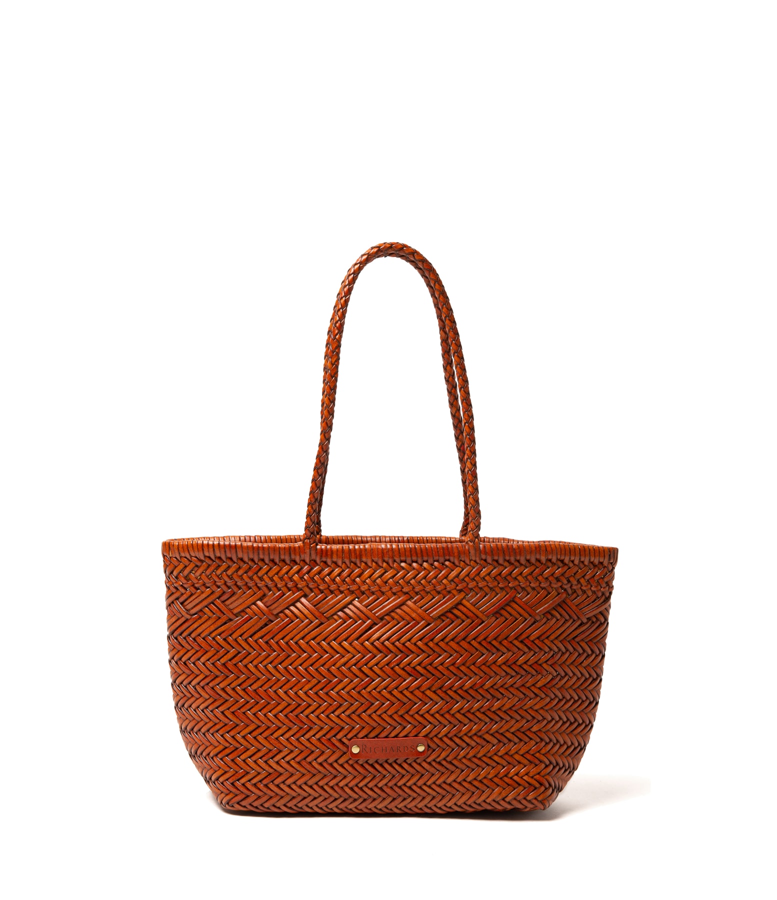 Handbag Woven Chic Caramelo