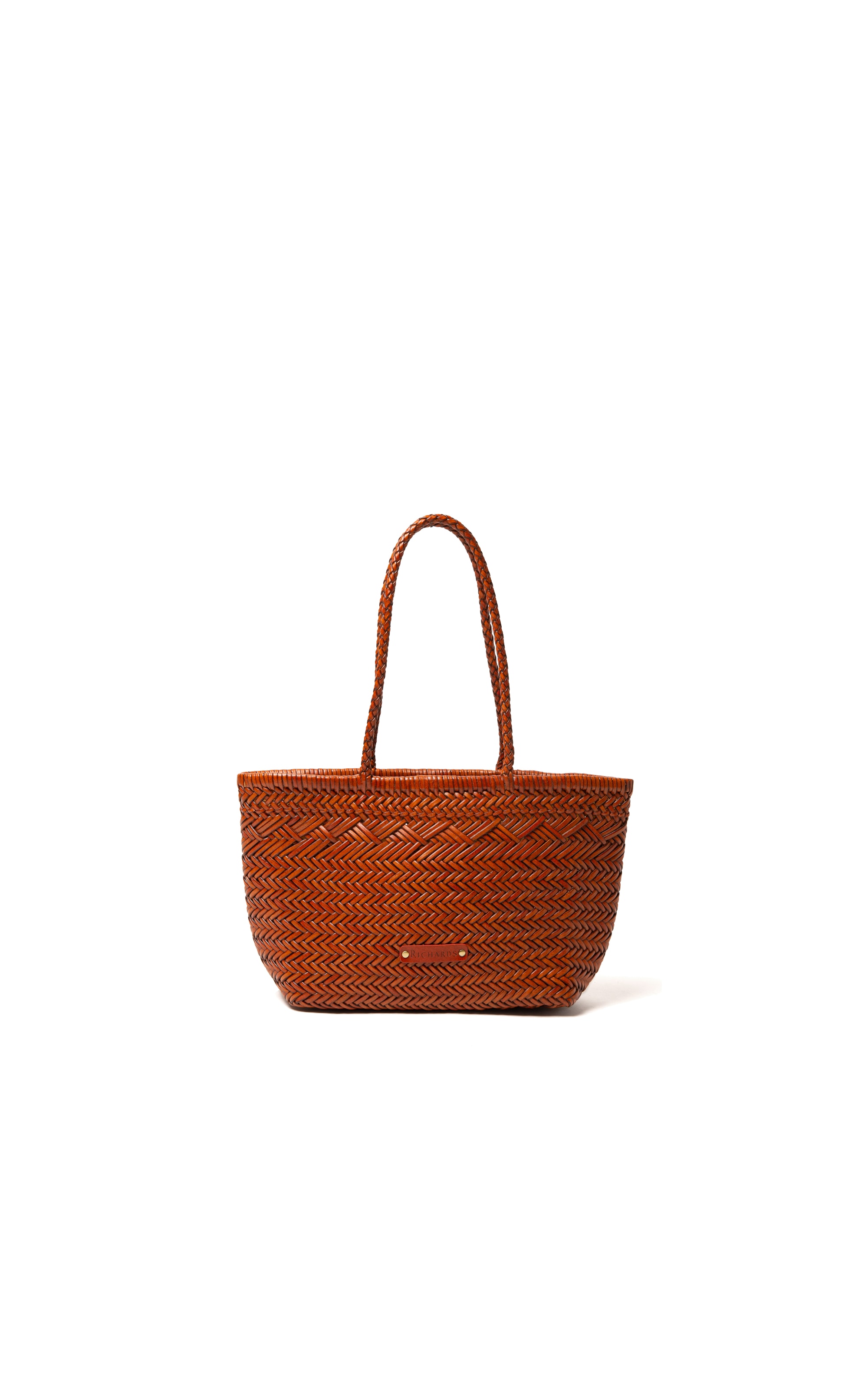 Handbag Woven Chic Caramelo