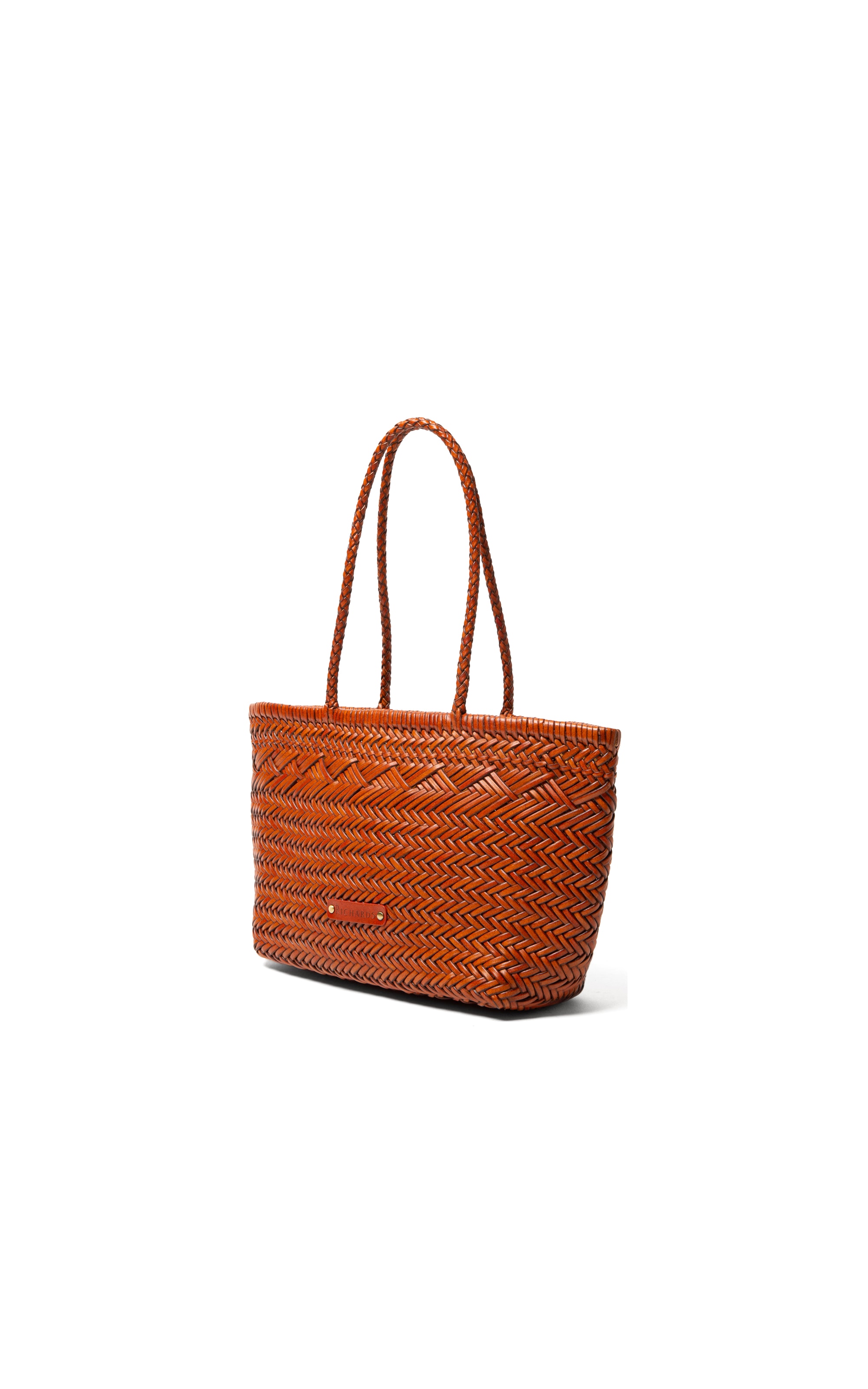Handbag Woven Chic Caramelo
