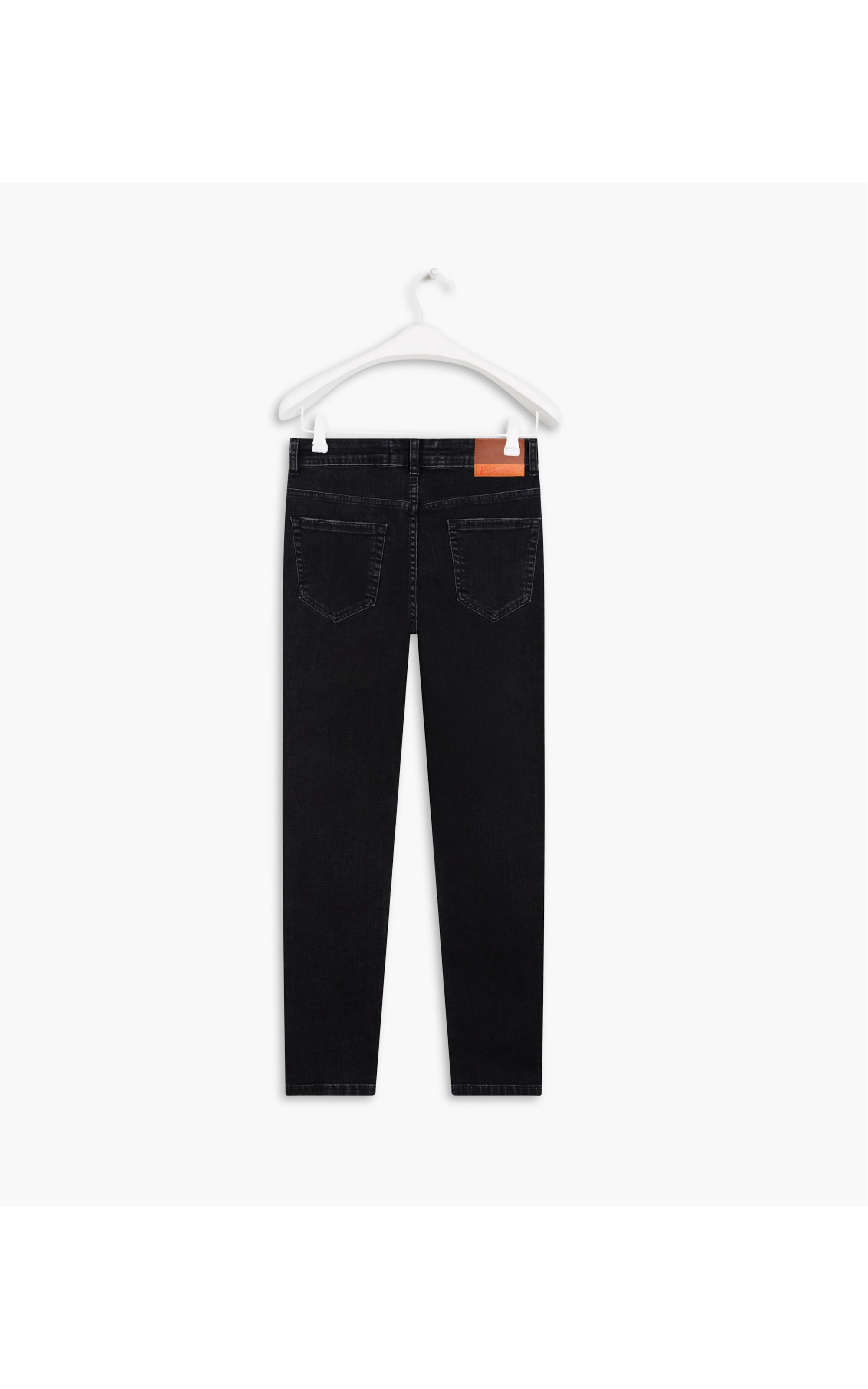 Intense Black (Higher Skinny) Five Pockets 1744-Lav.Black C/ Rebolo