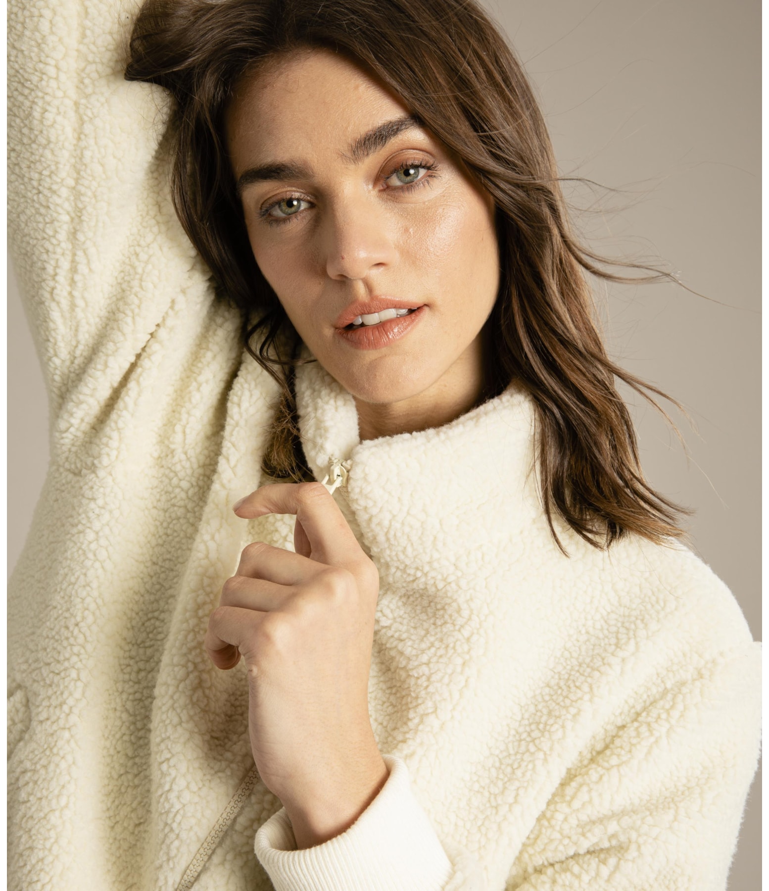 Jaqueta Atlas Sherpa Off White