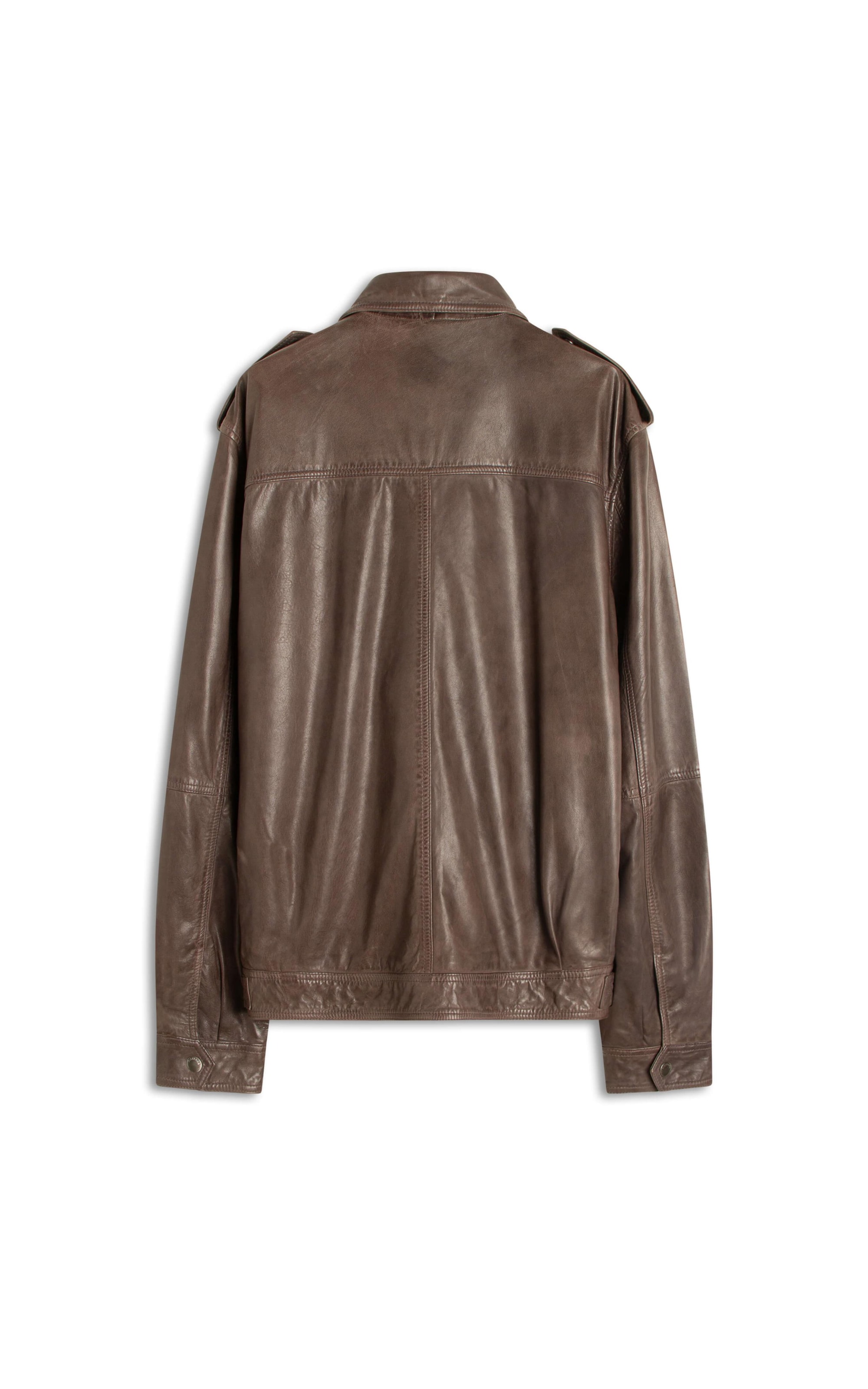 Jaqueta Biker Leather  Grafite