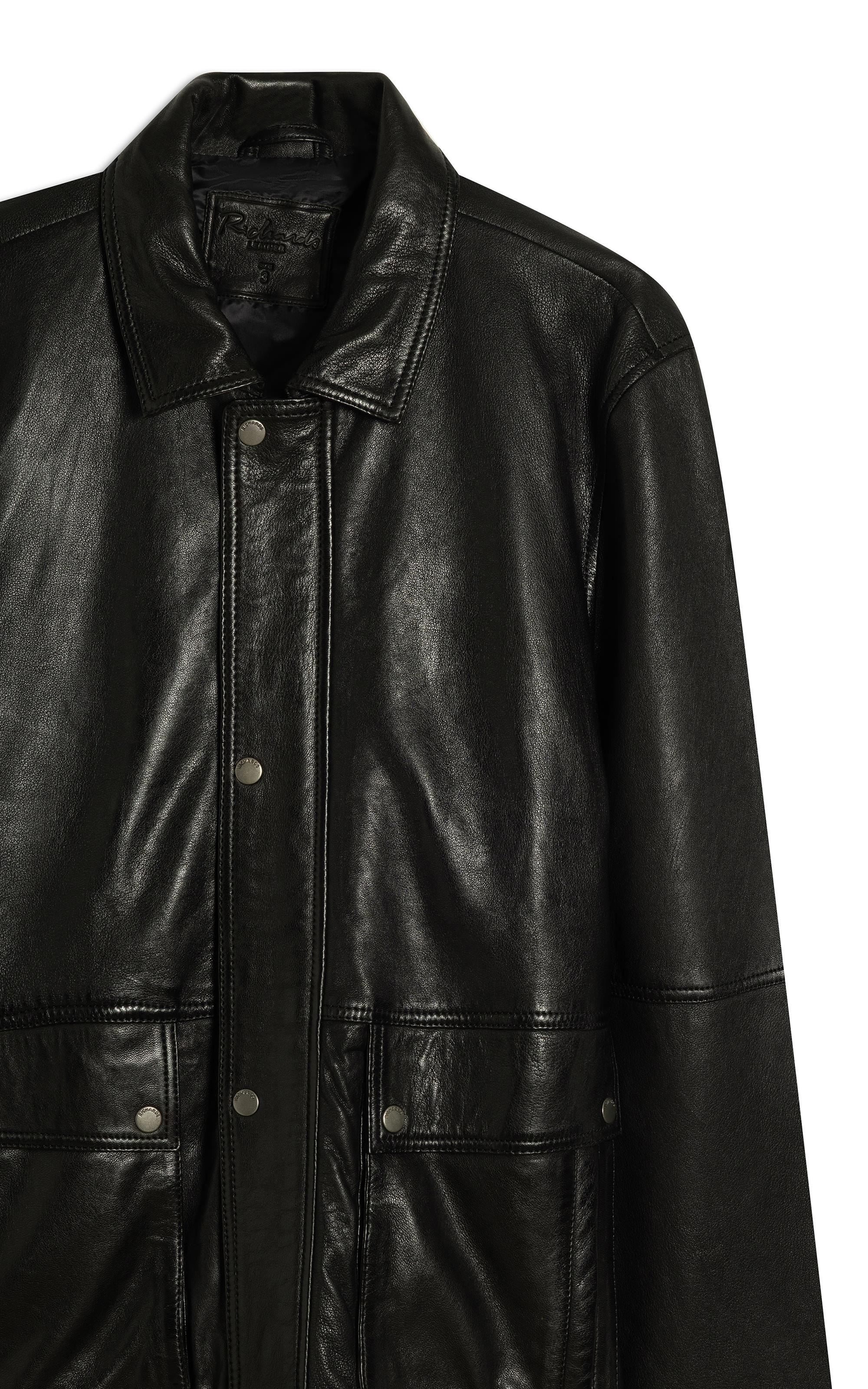 Jaqueta Biker Leather Preto