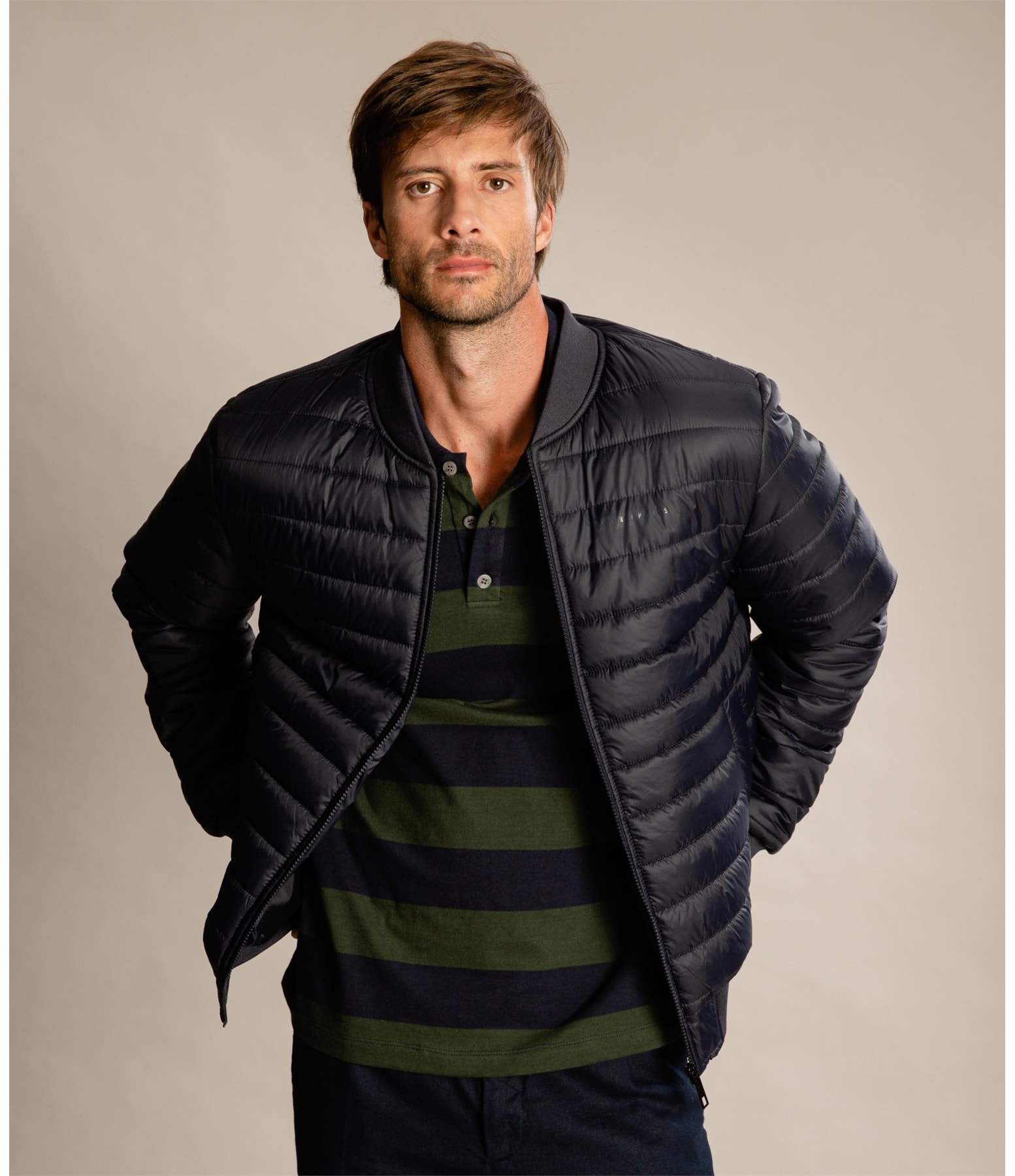 Jaqueta Bomber Mex Dark Navy