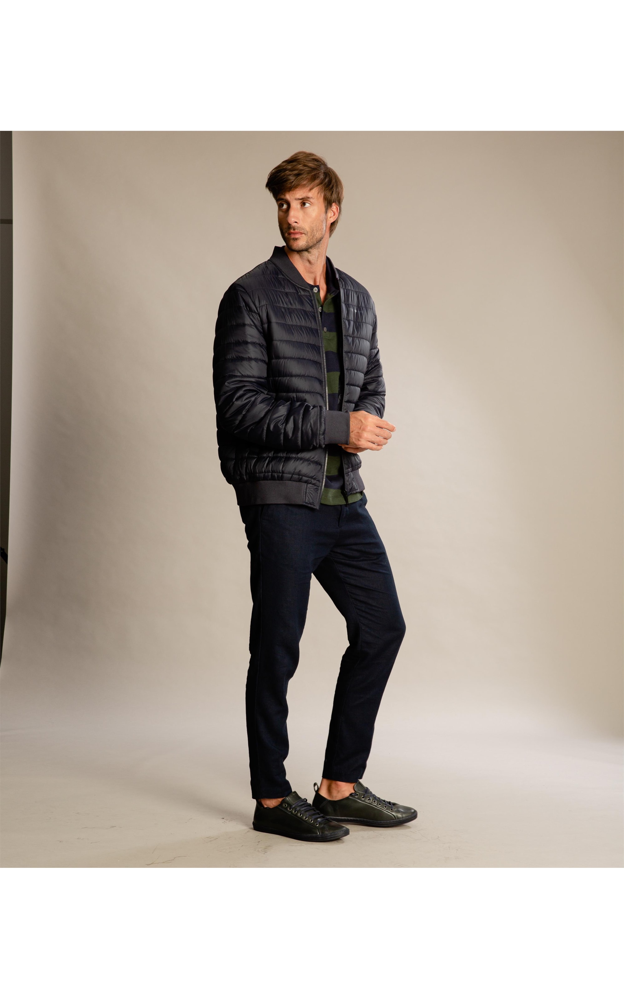 Jaqueta Bomber Mex Dark Navy