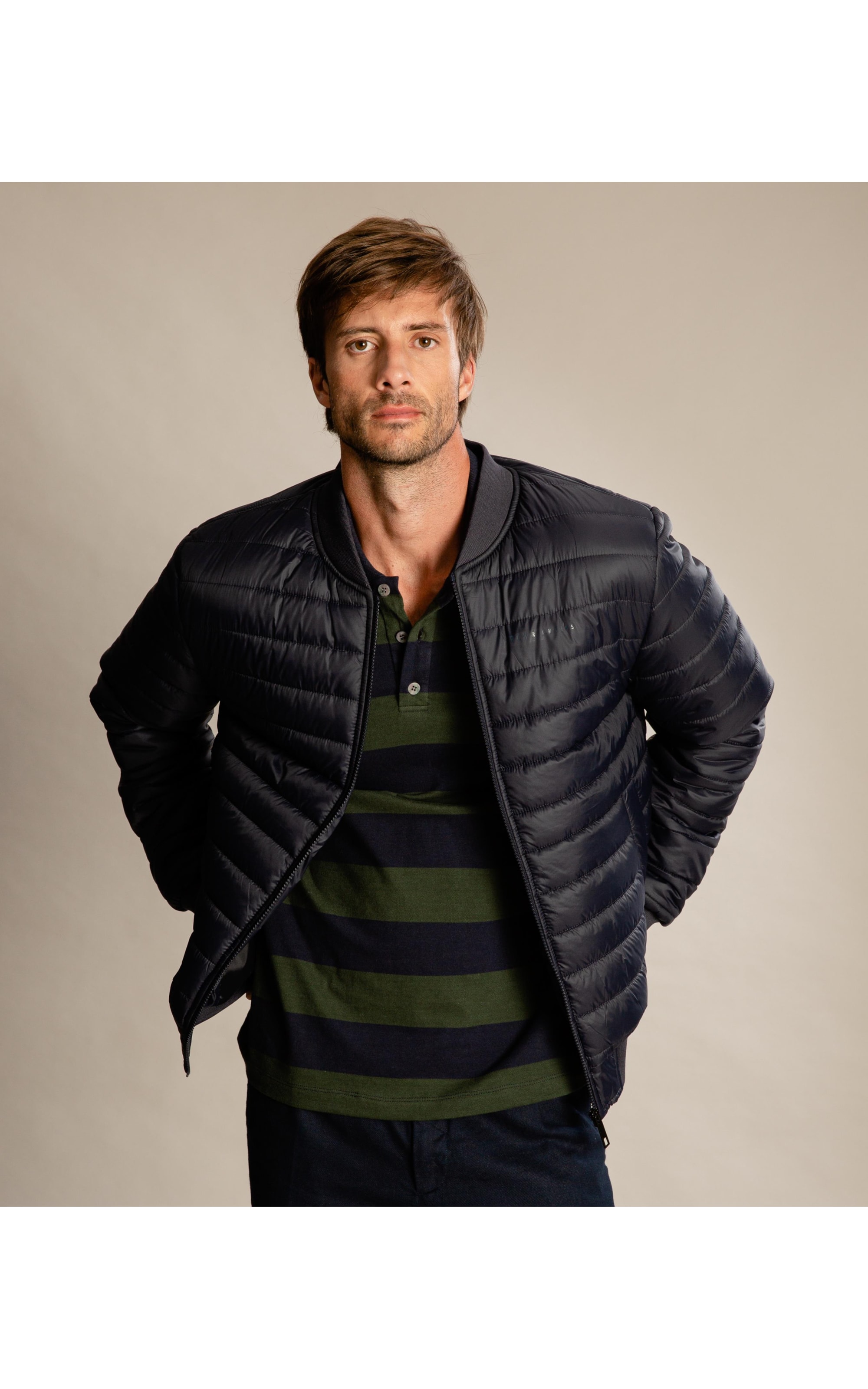 Jaqueta Bomber Mex Dark Navy