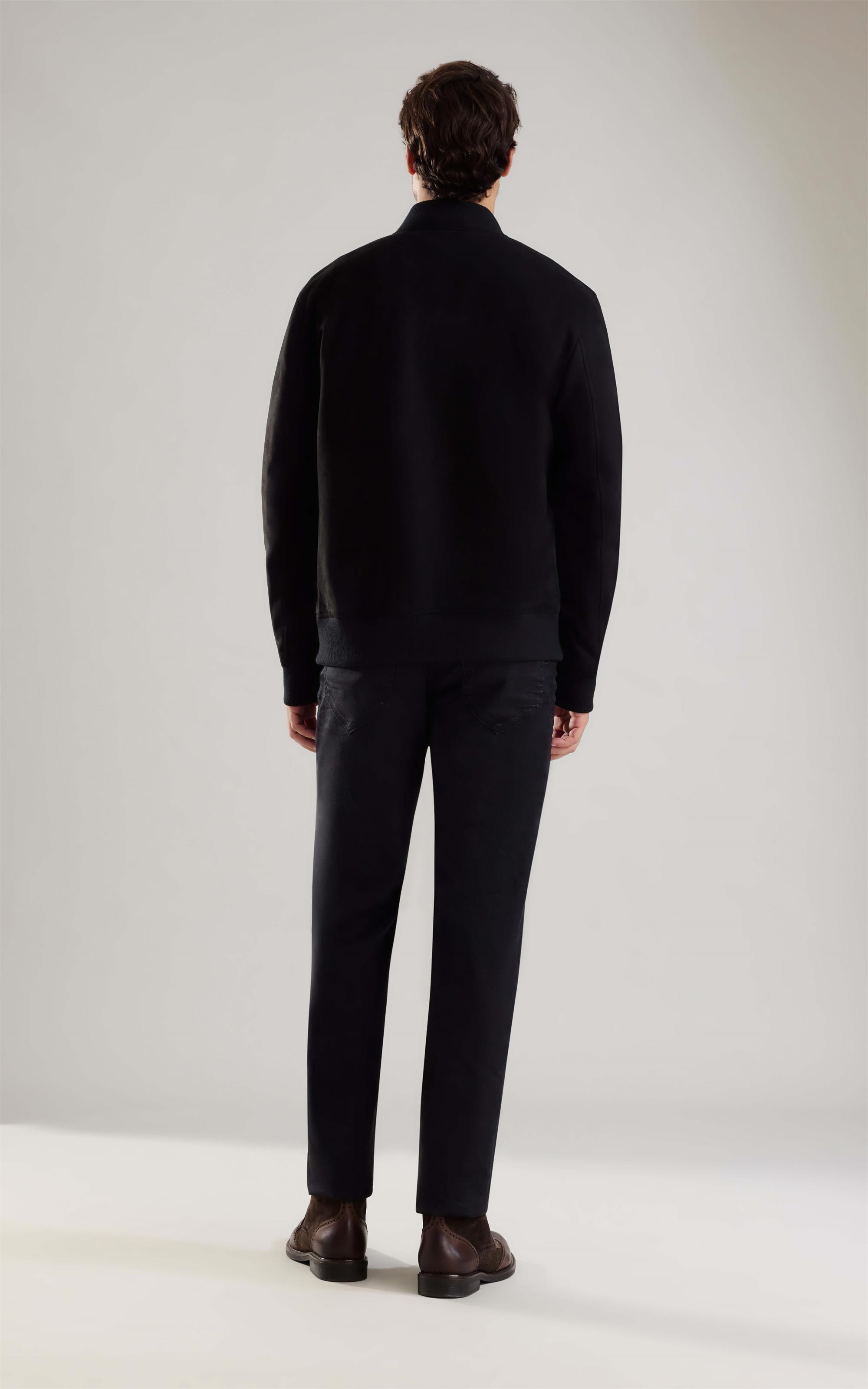 Jaqueta Bomber Suede Preto