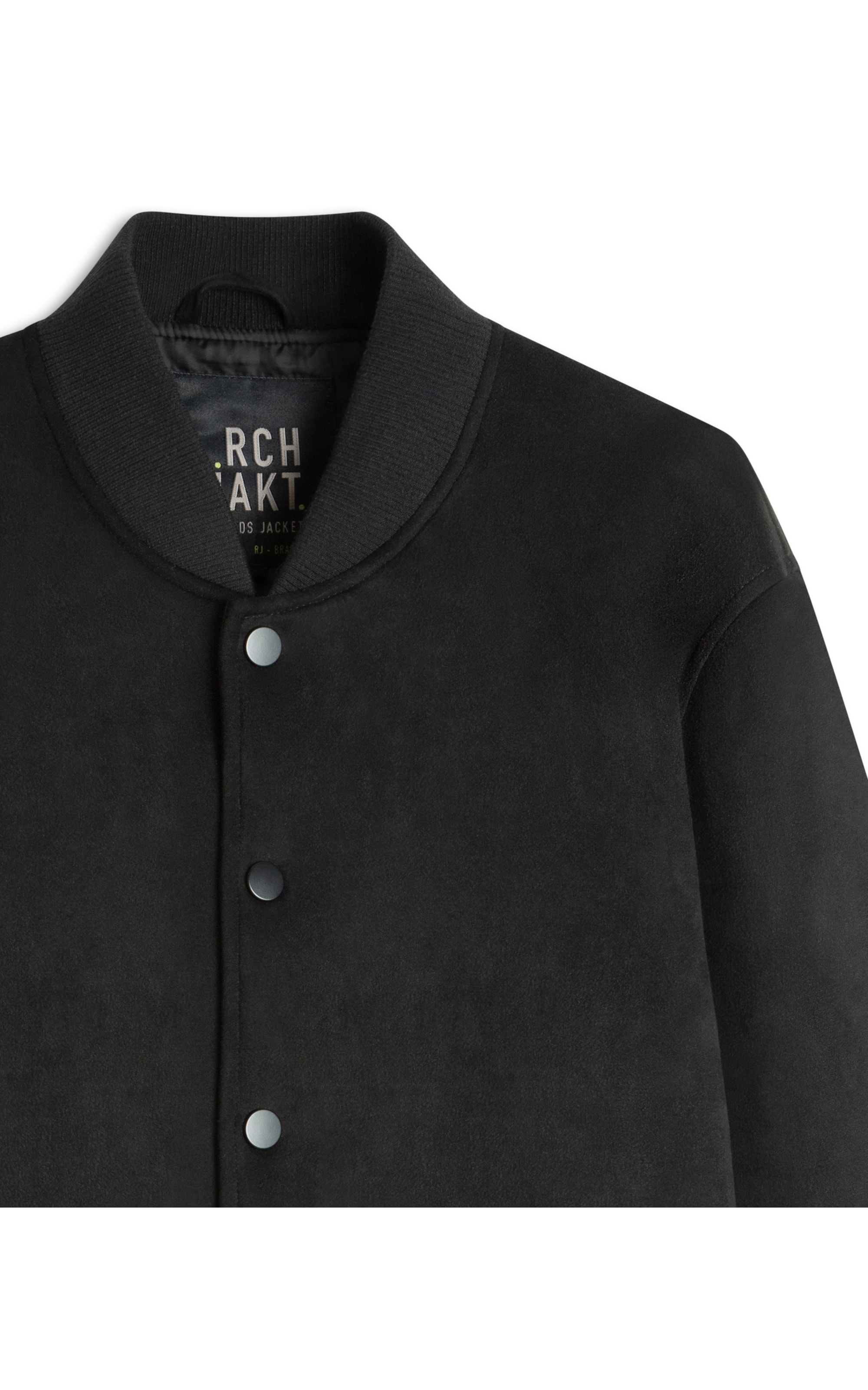 Jaqueta Bomber Suede Preto