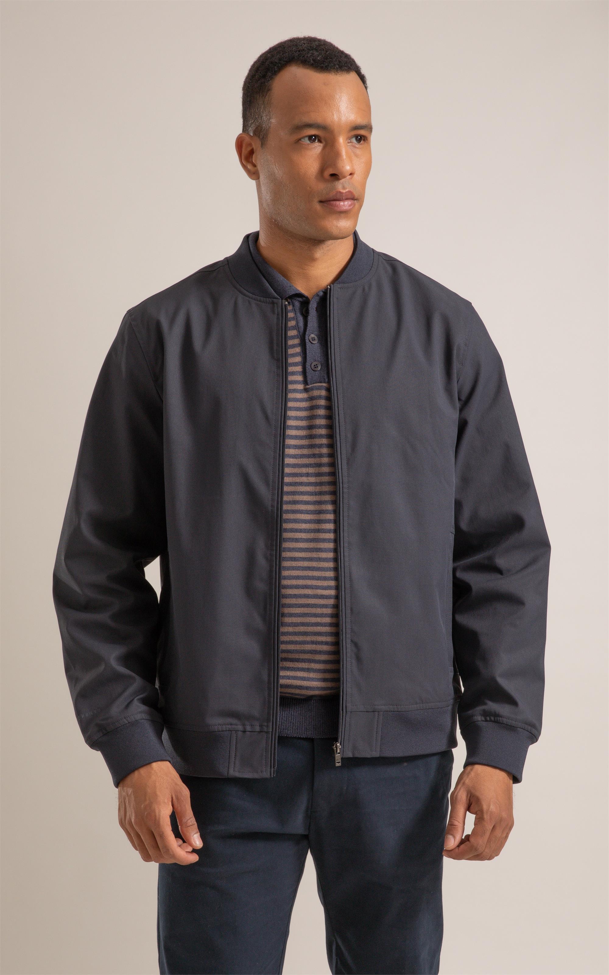 Jaqueta Bomber Tech Pinpoint Dark Navy