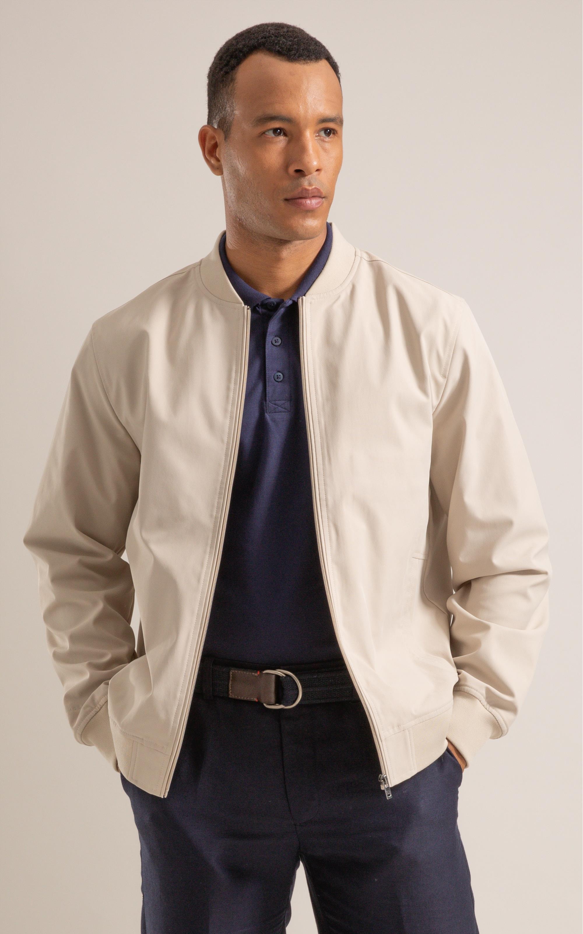 Jaqueta Bomber Tech Pinpoint Gelo