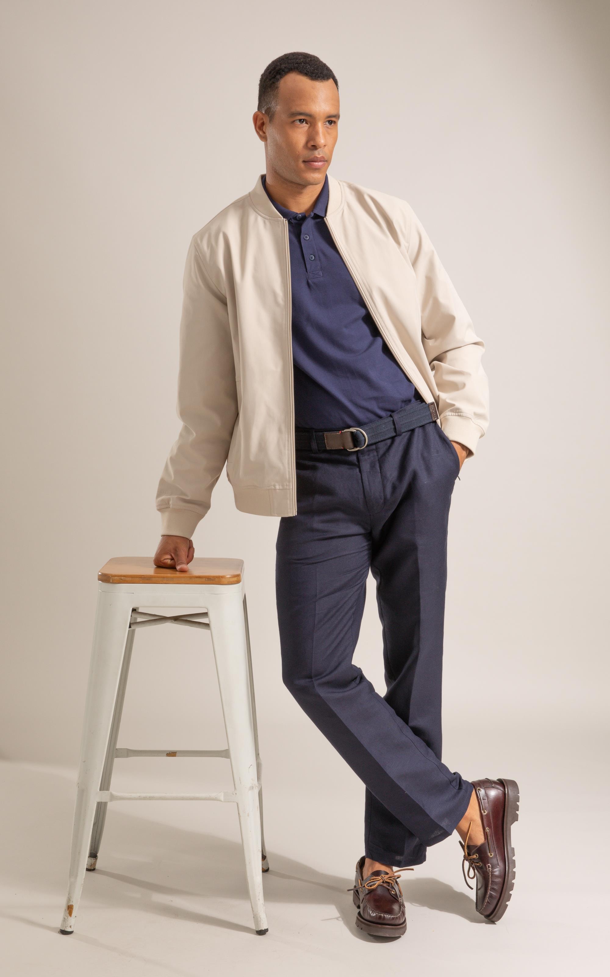 Jaqueta Bomber Tech Pinpoint Gelo