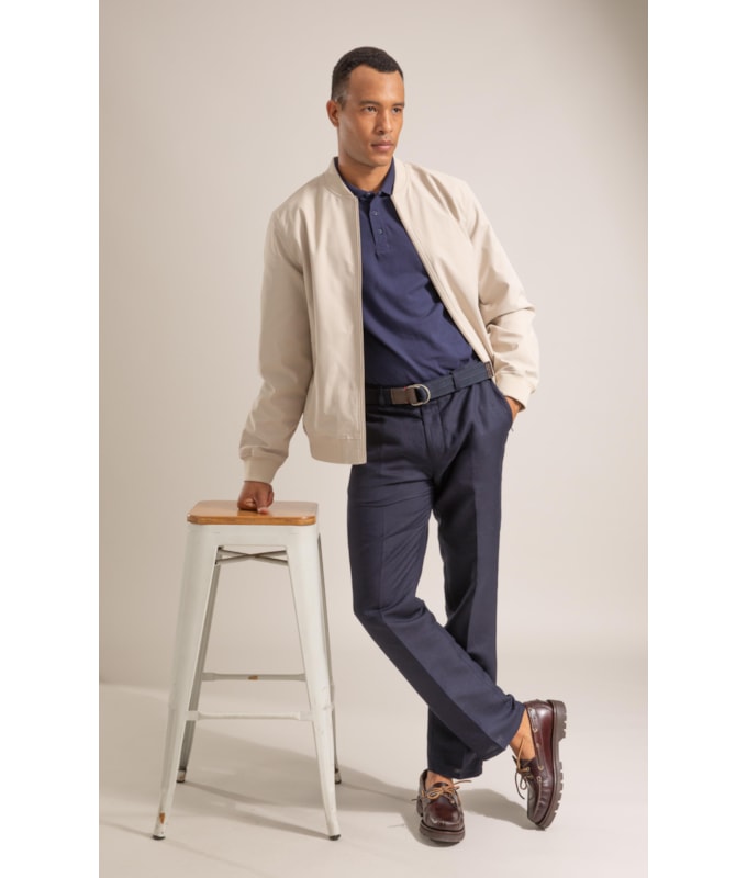 Jaqueta Bomber Tech Pinpoint Gelo