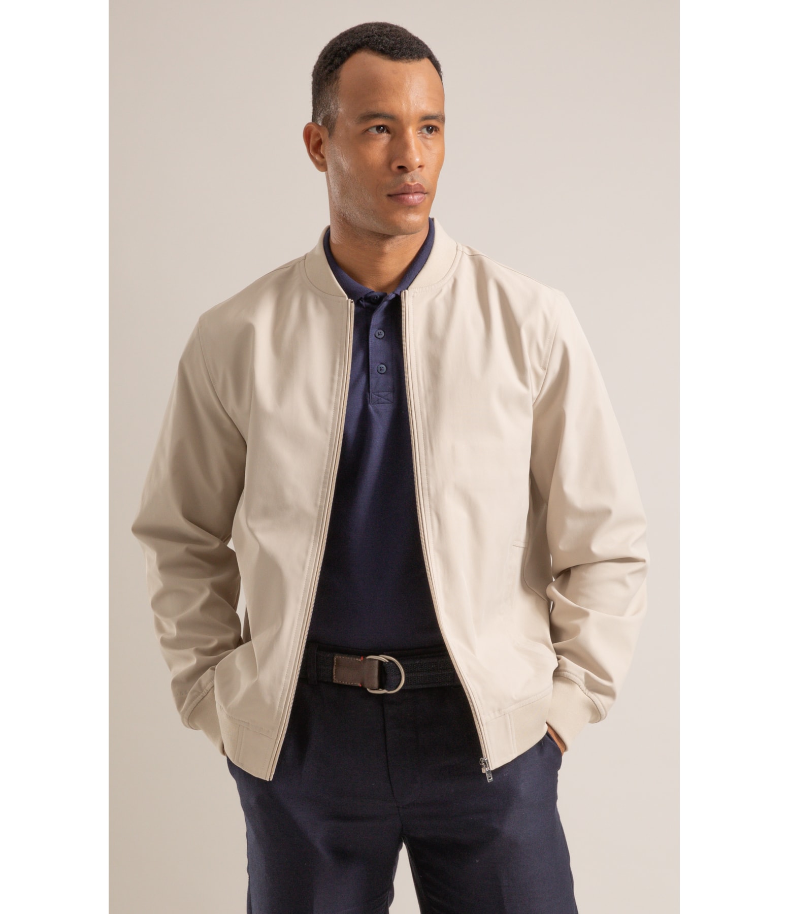 Jaqueta Bomber Tech Pinpoint Gelo