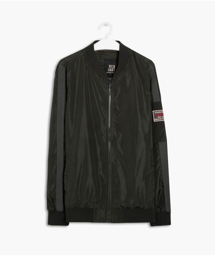 Jaqueta Bomber Verde Escuro