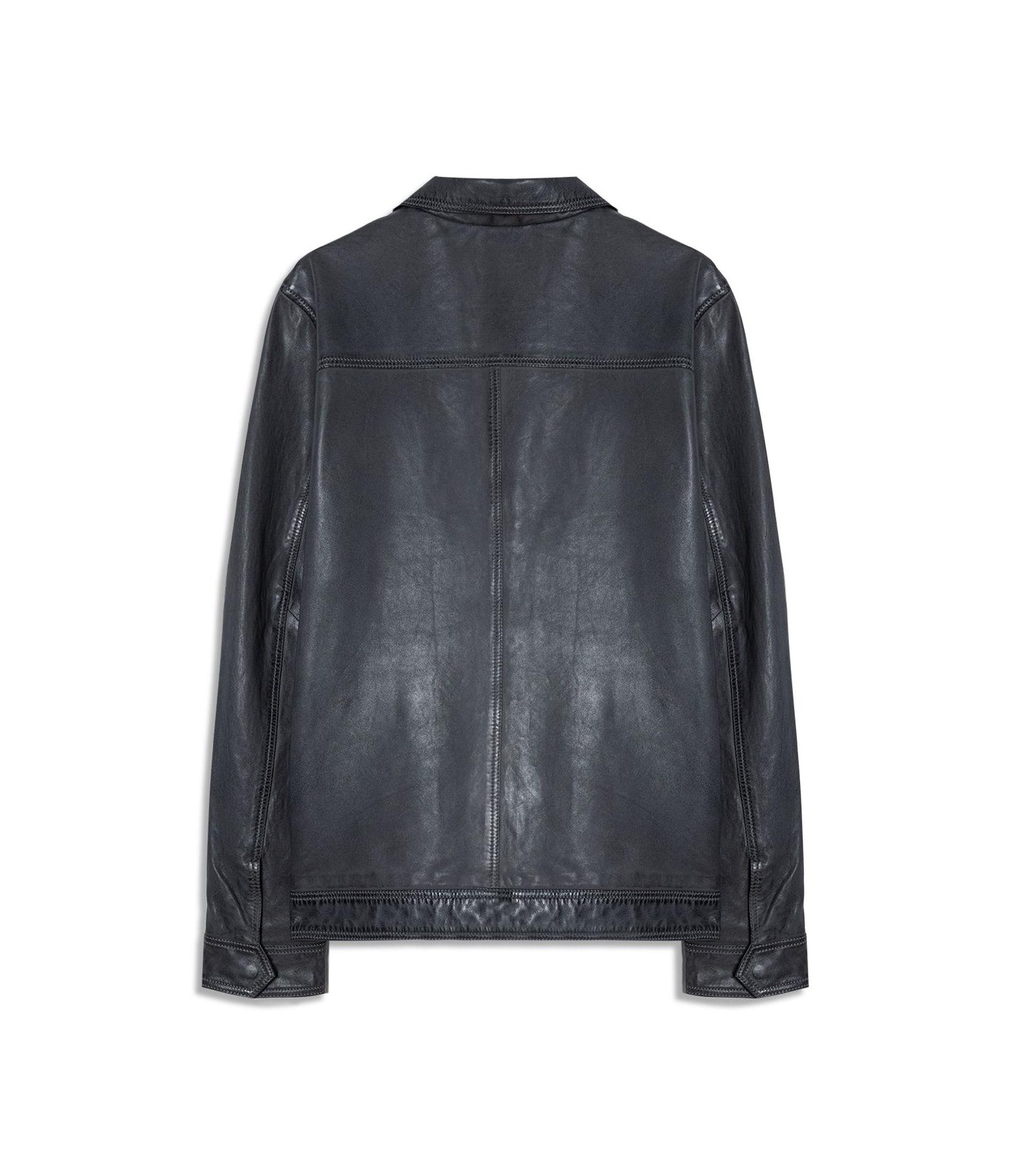 Jaqueta Brian Leather Chumbo Mescla