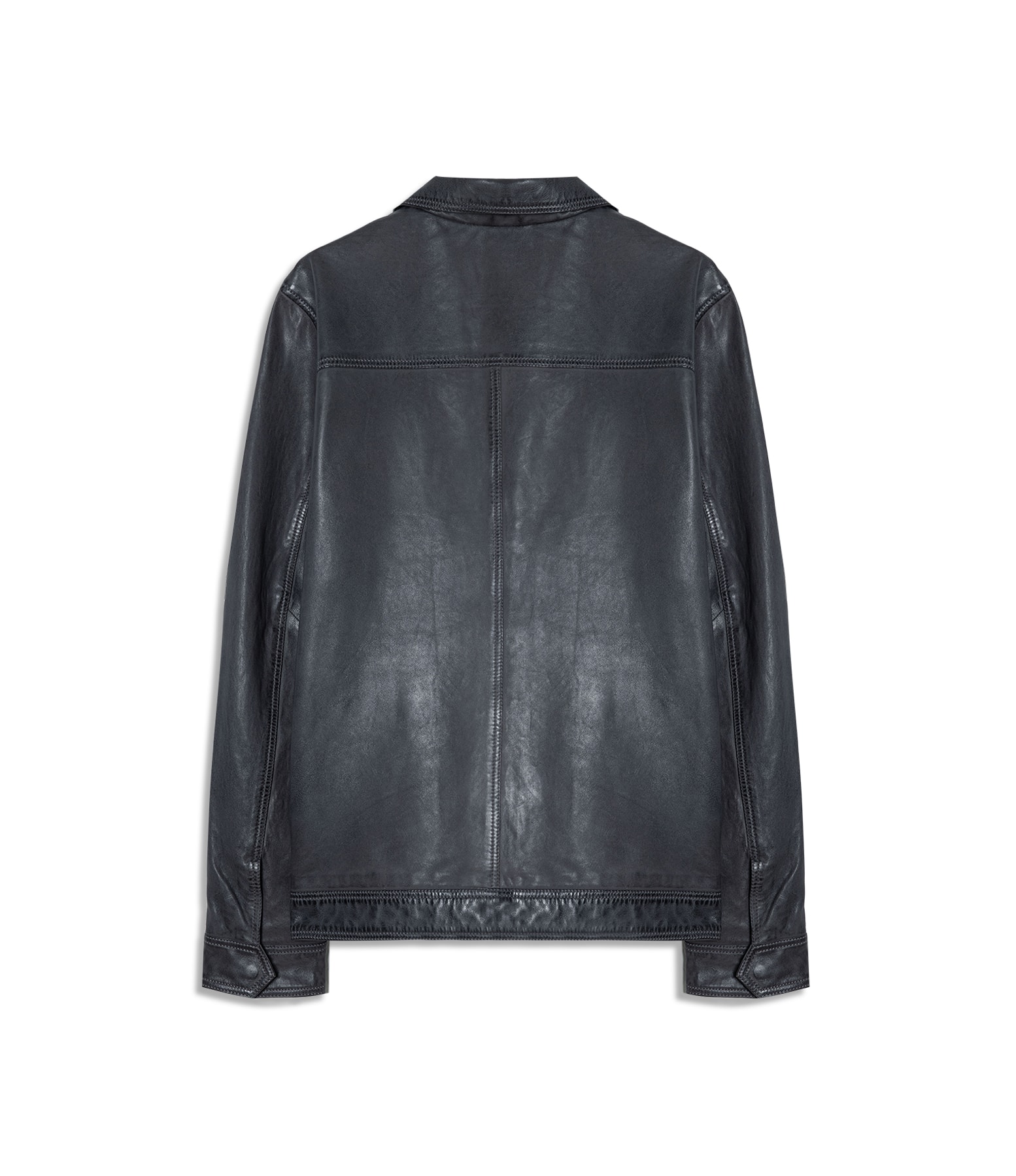Jaqueta Brian Leather Chumbo Mescla