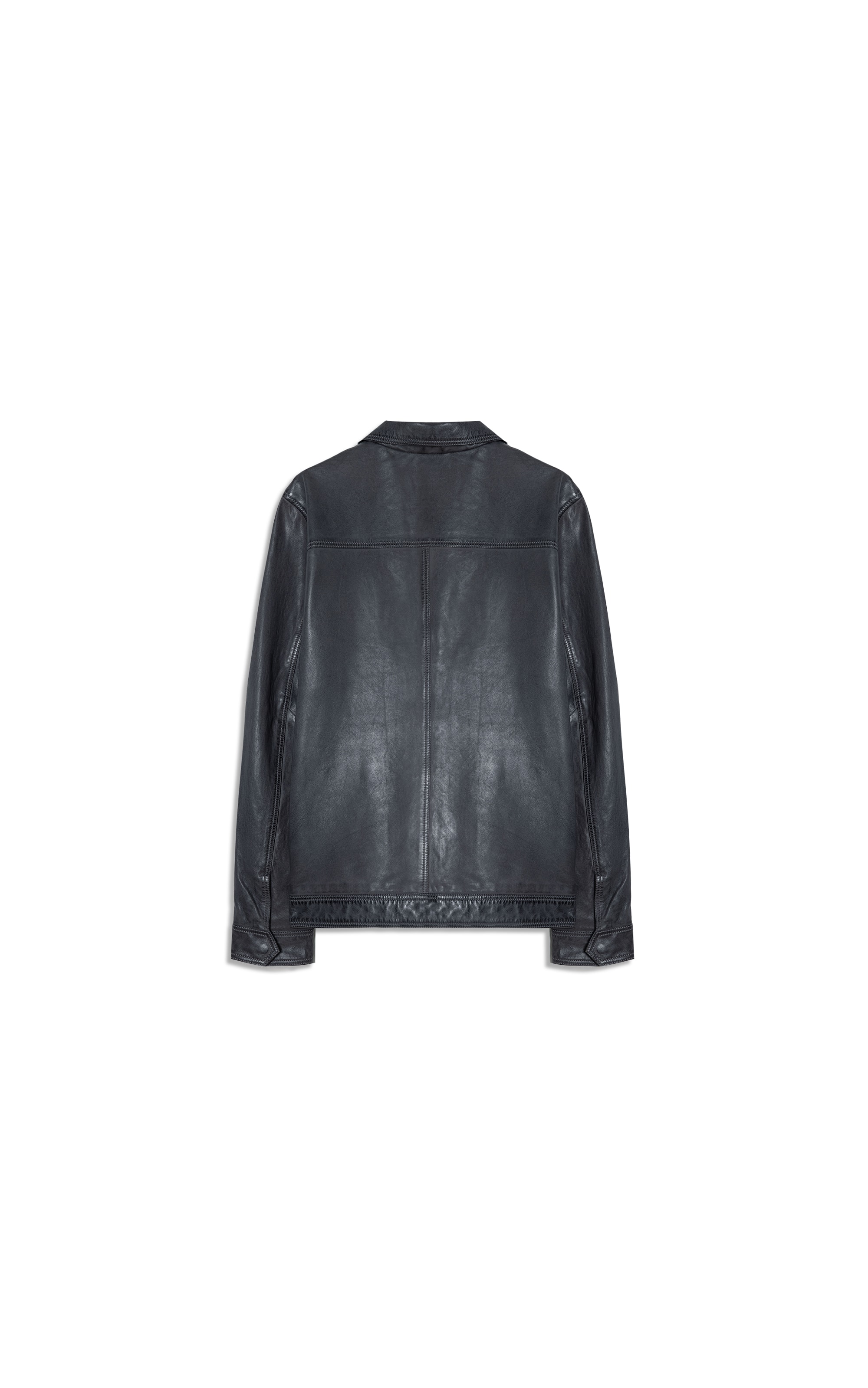 Jaqueta Brian Leather Chumbo Mescla