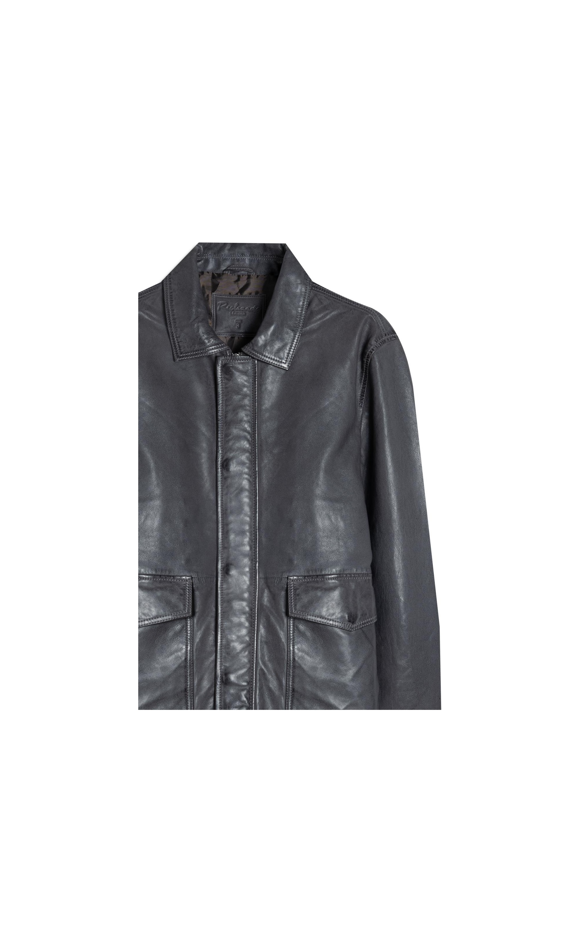 Jaqueta Brian Leather Chumbo Mescla