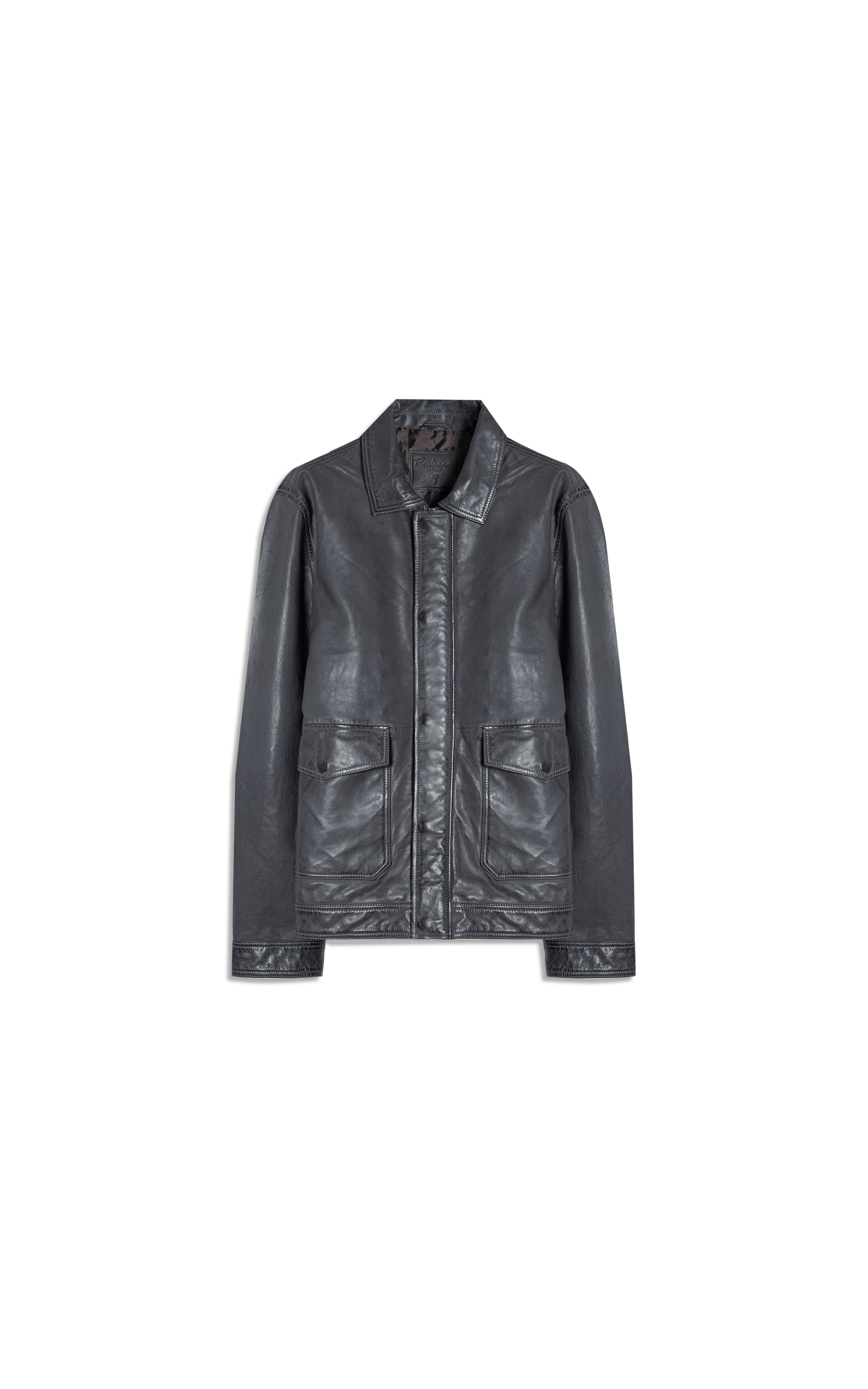 Jaqueta Brian Leather Chumbo Mescla