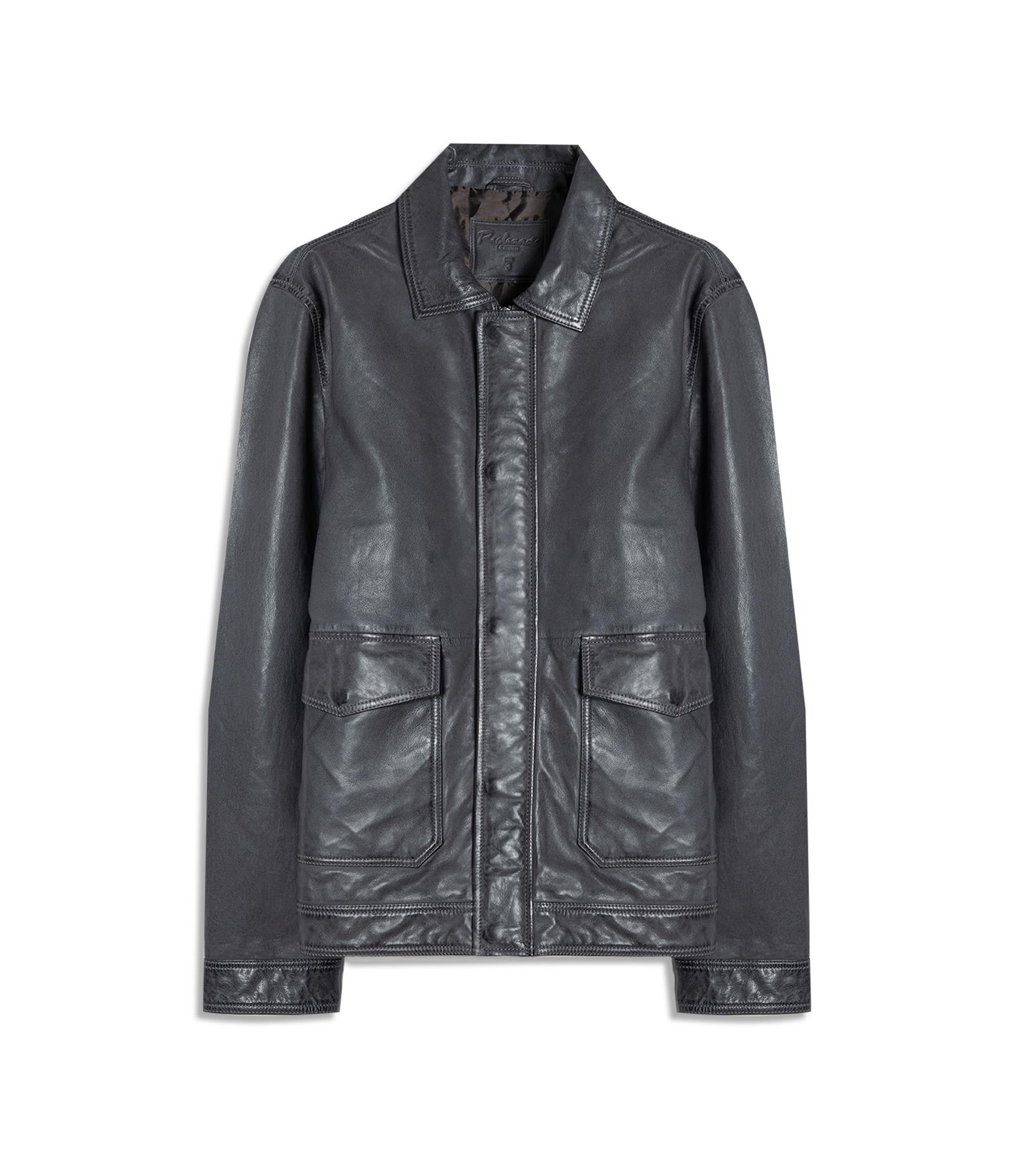 Jaqueta Brian Leather Chumbo Mescla