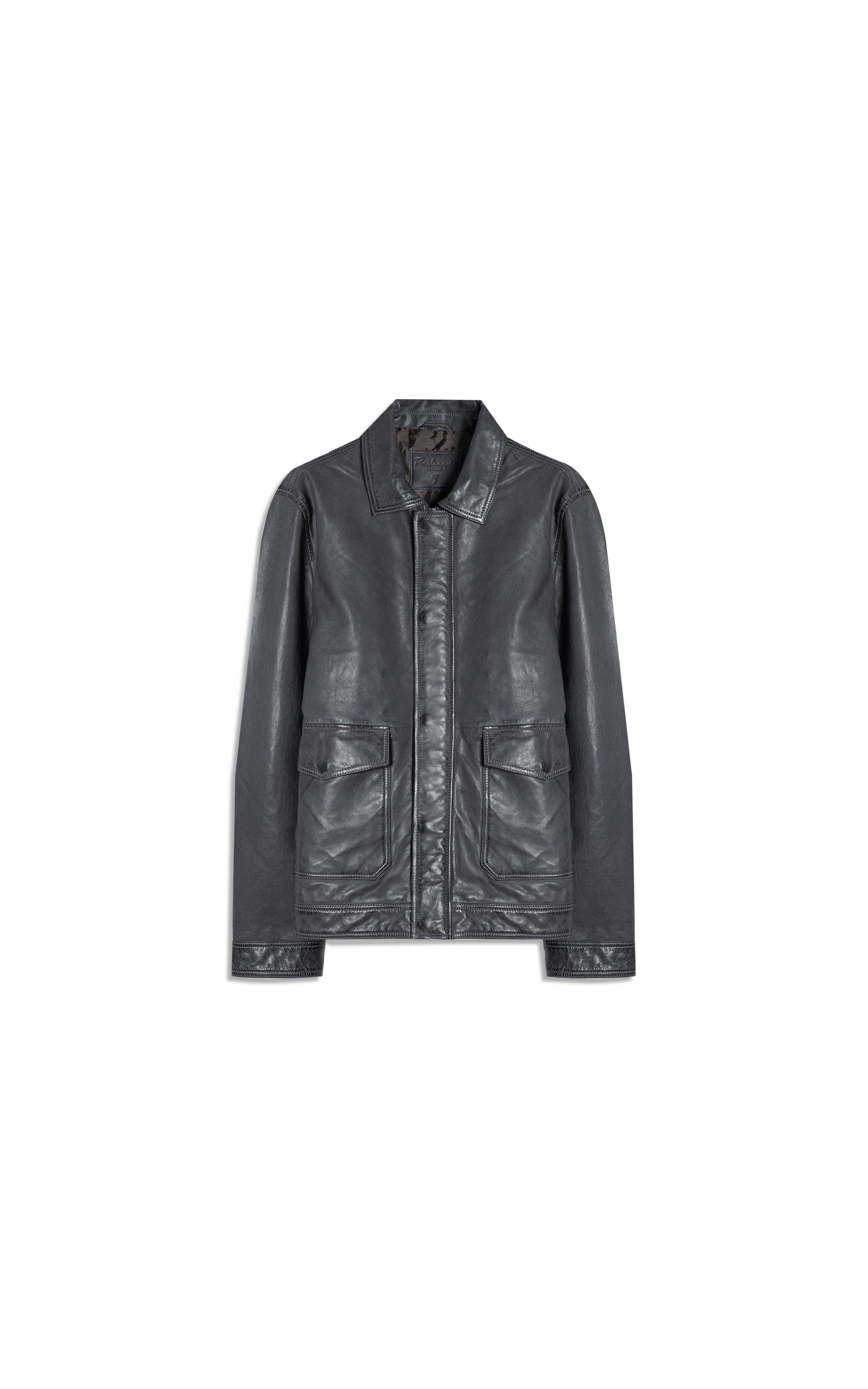 Jaqueta Brian Leather Chumbo Mescla