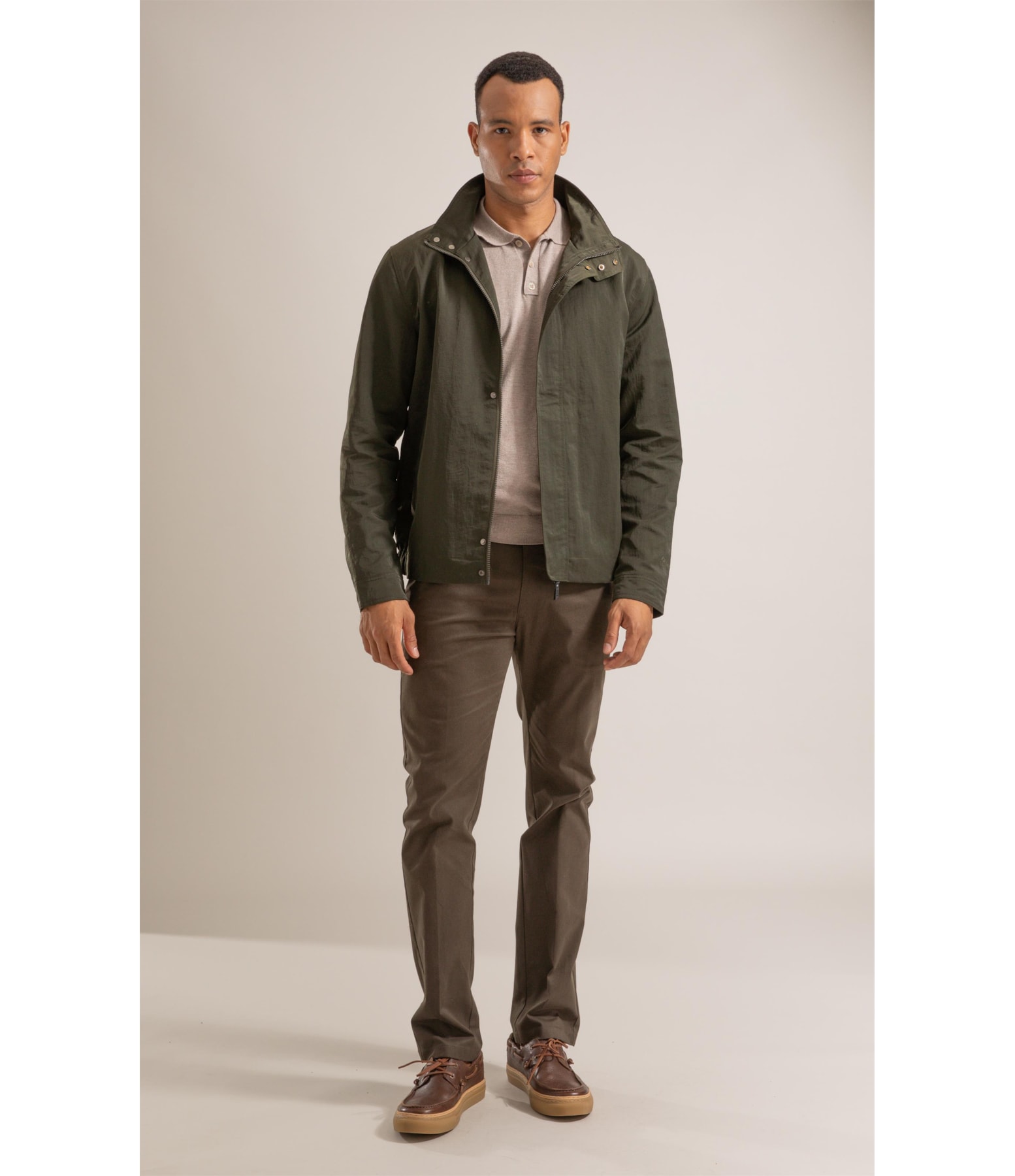 Jaqueta Brisbane Nylon Verde Army