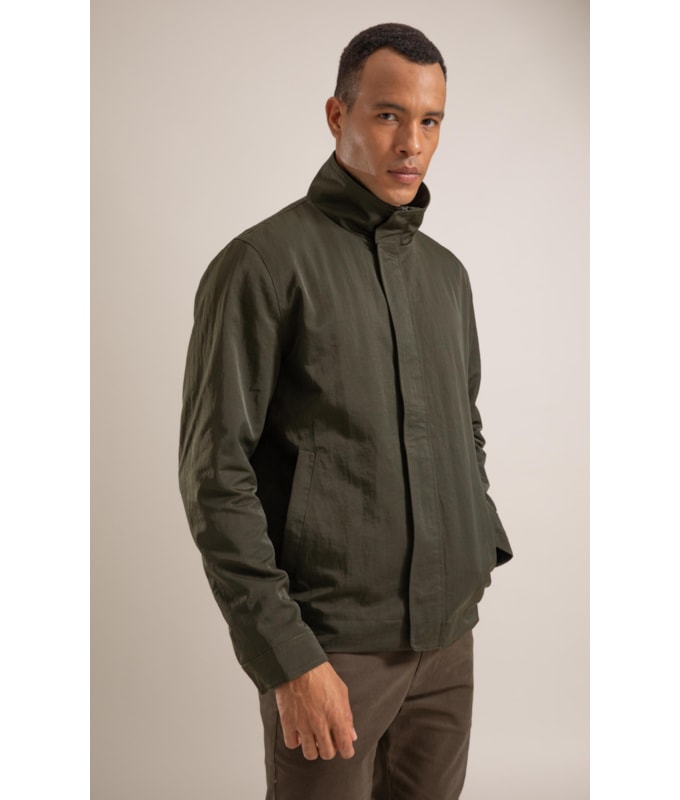 Jaqueta Brisbane Nylon Verde Army