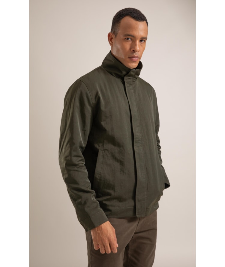 Jaqueta Brisbane Nylon Verde Army
