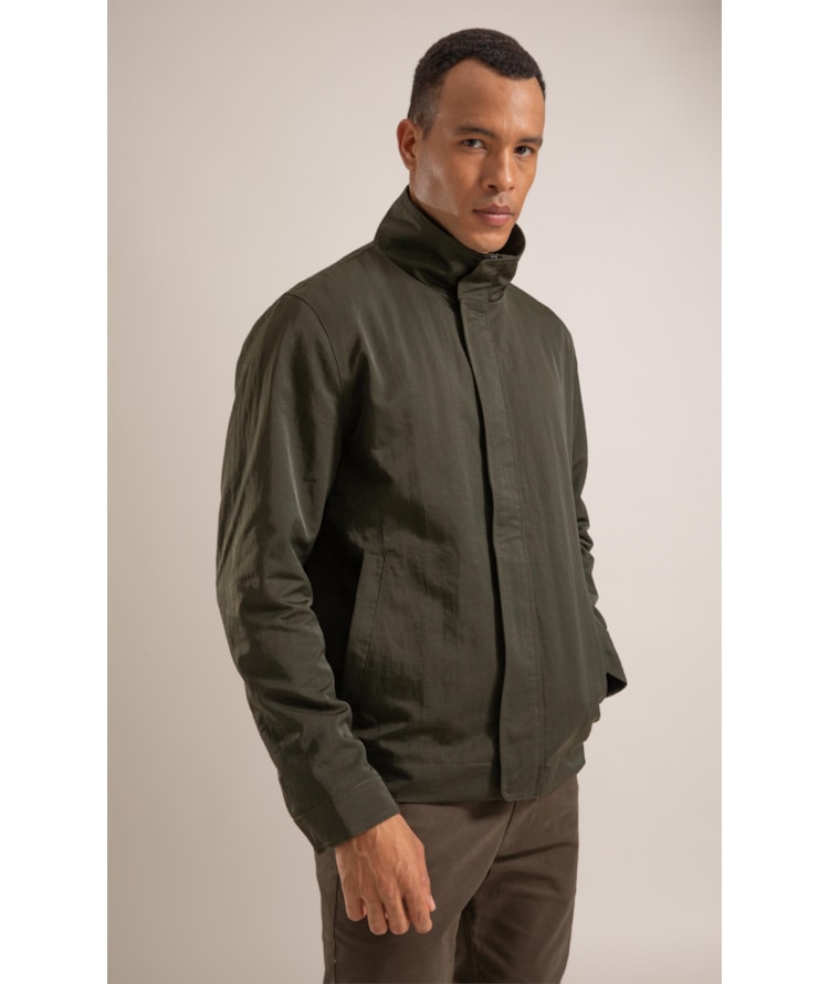Jaqueta Brisbane Nylon Verde Army