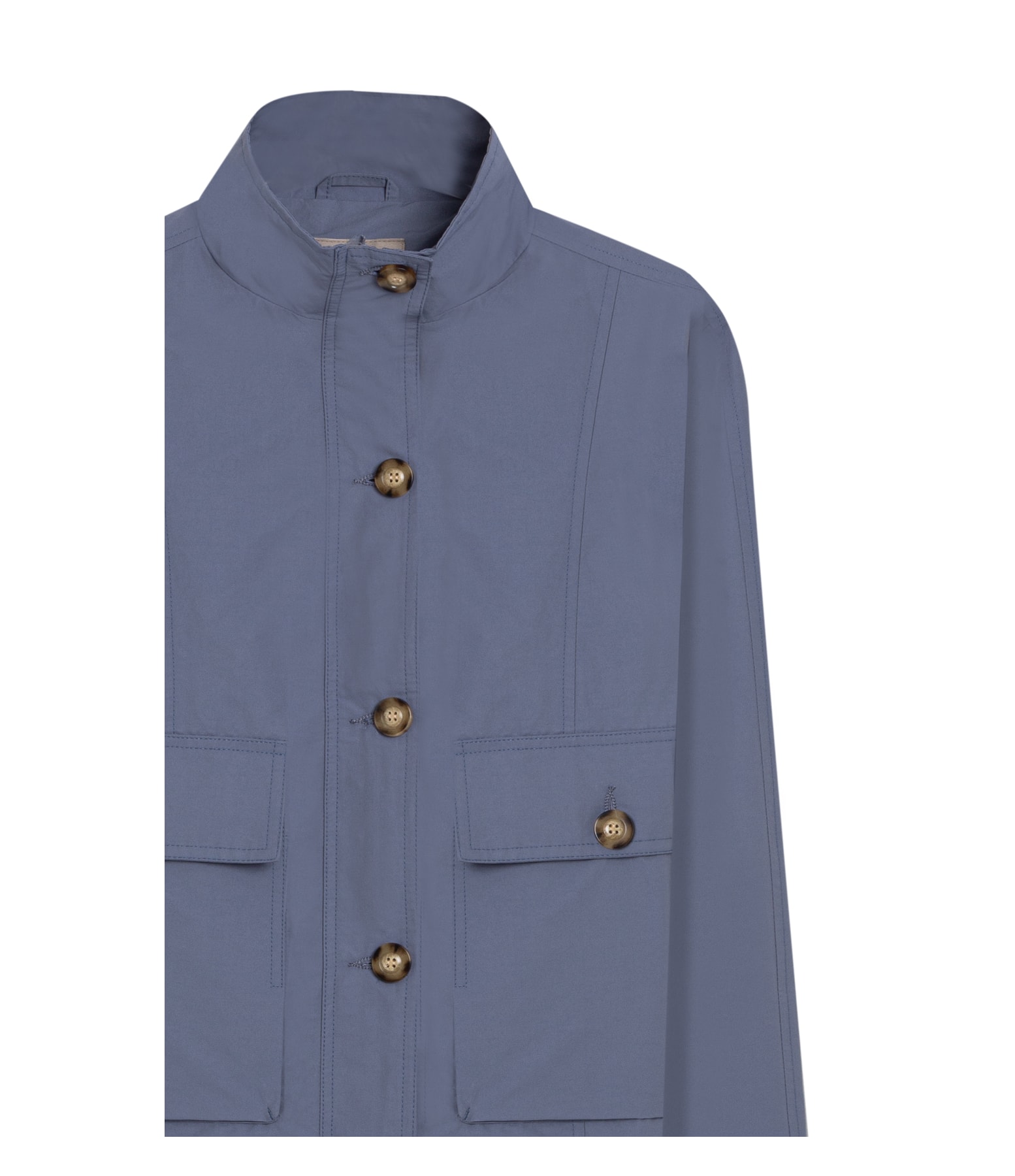  Jaqueta Caju Cotton Azul Seco