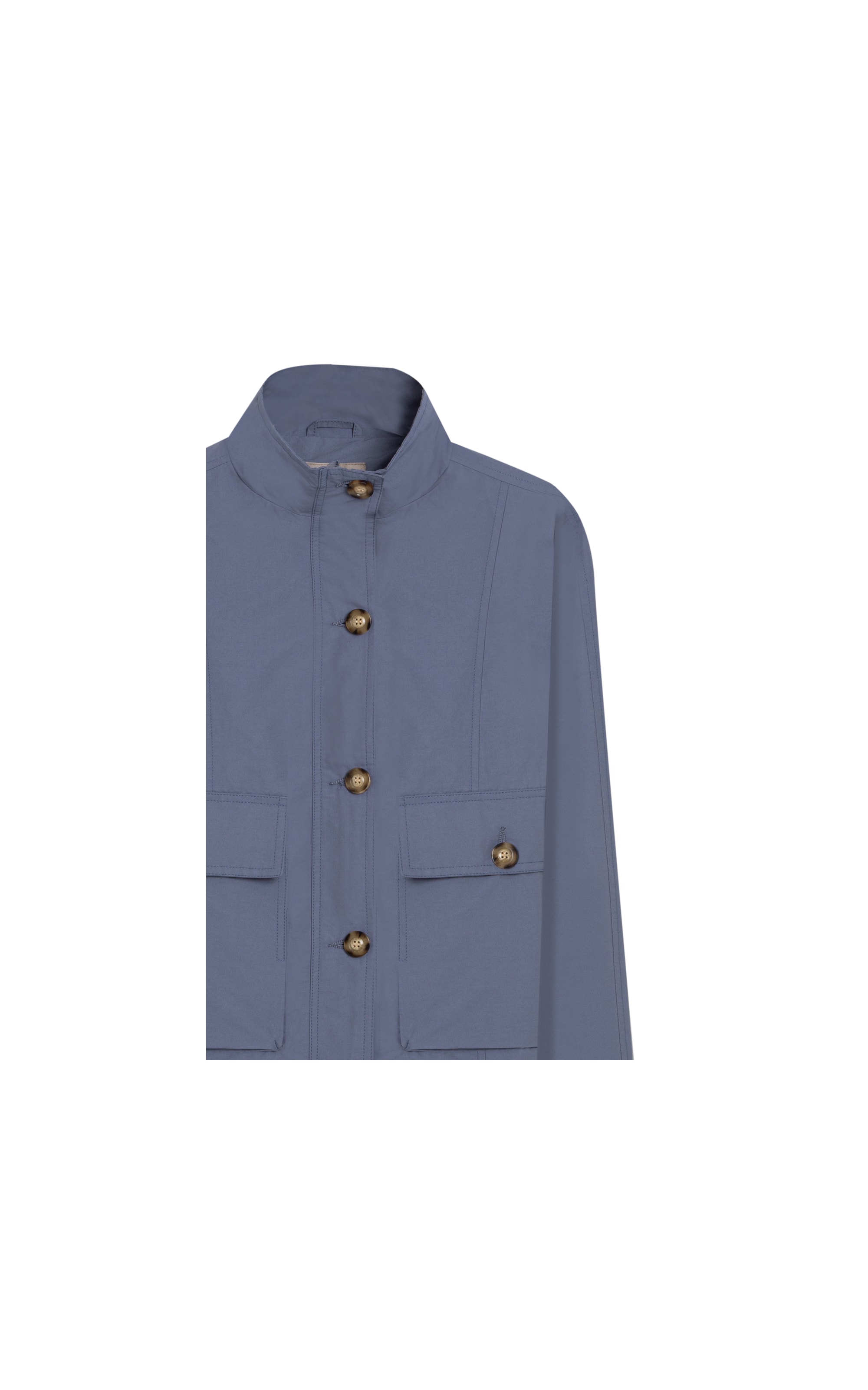  Jaqueta Caju Cotton Azul Seco